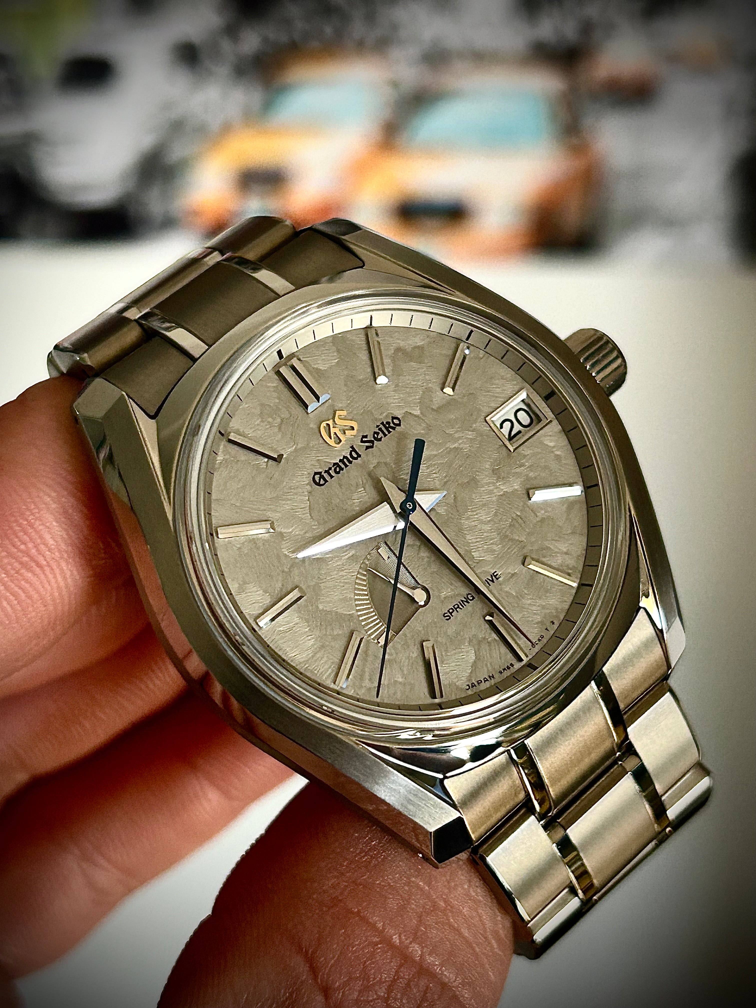 2025 GRAND SEIKO HERITAGE SPRING DRIVE, “WINTER,” SBGA415, FULL SET, INC GST