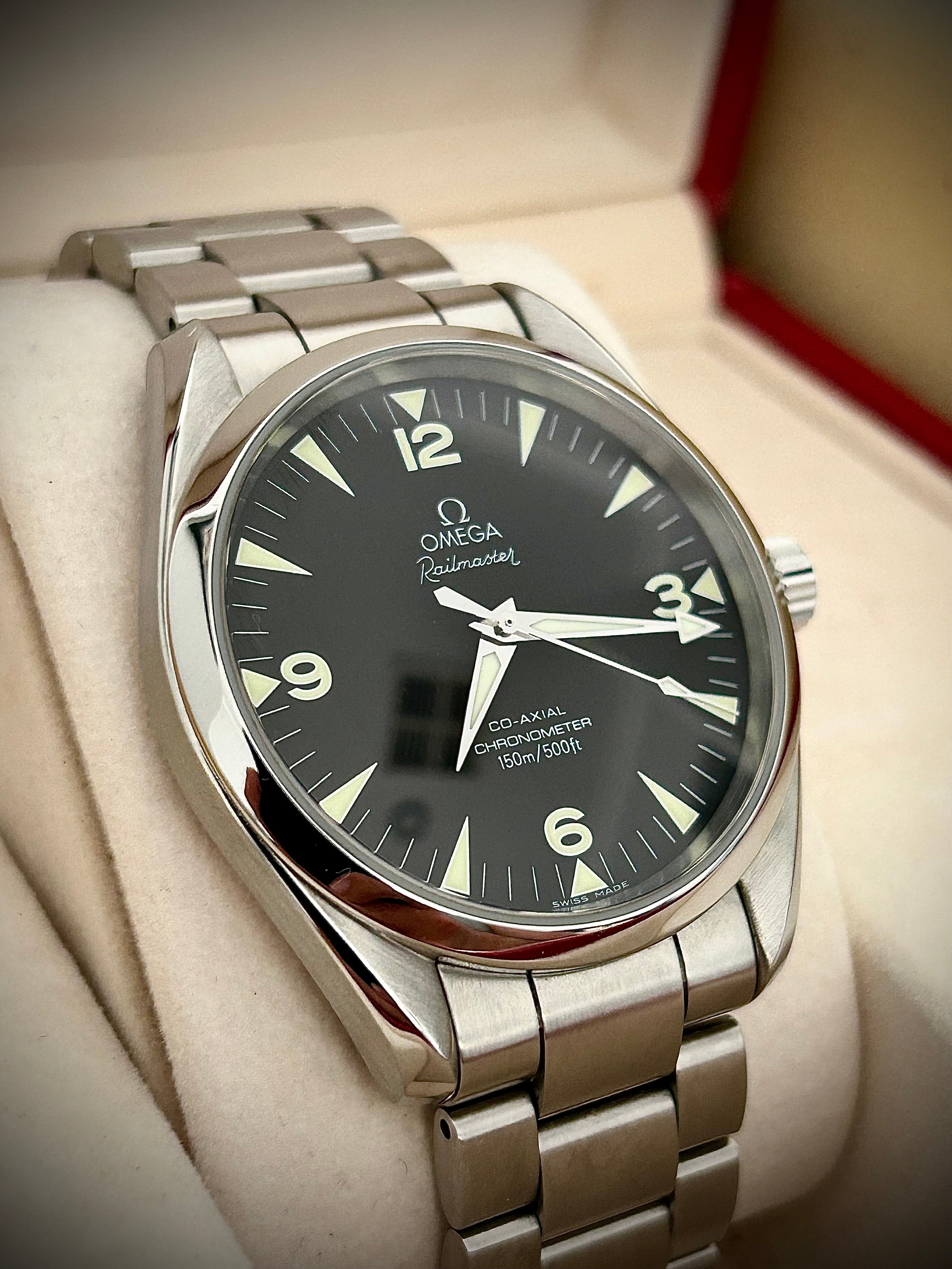 2009 OMEGA SEAMASTER RAILMASTER 41, 2502.52.00, FULL SET, INC GST