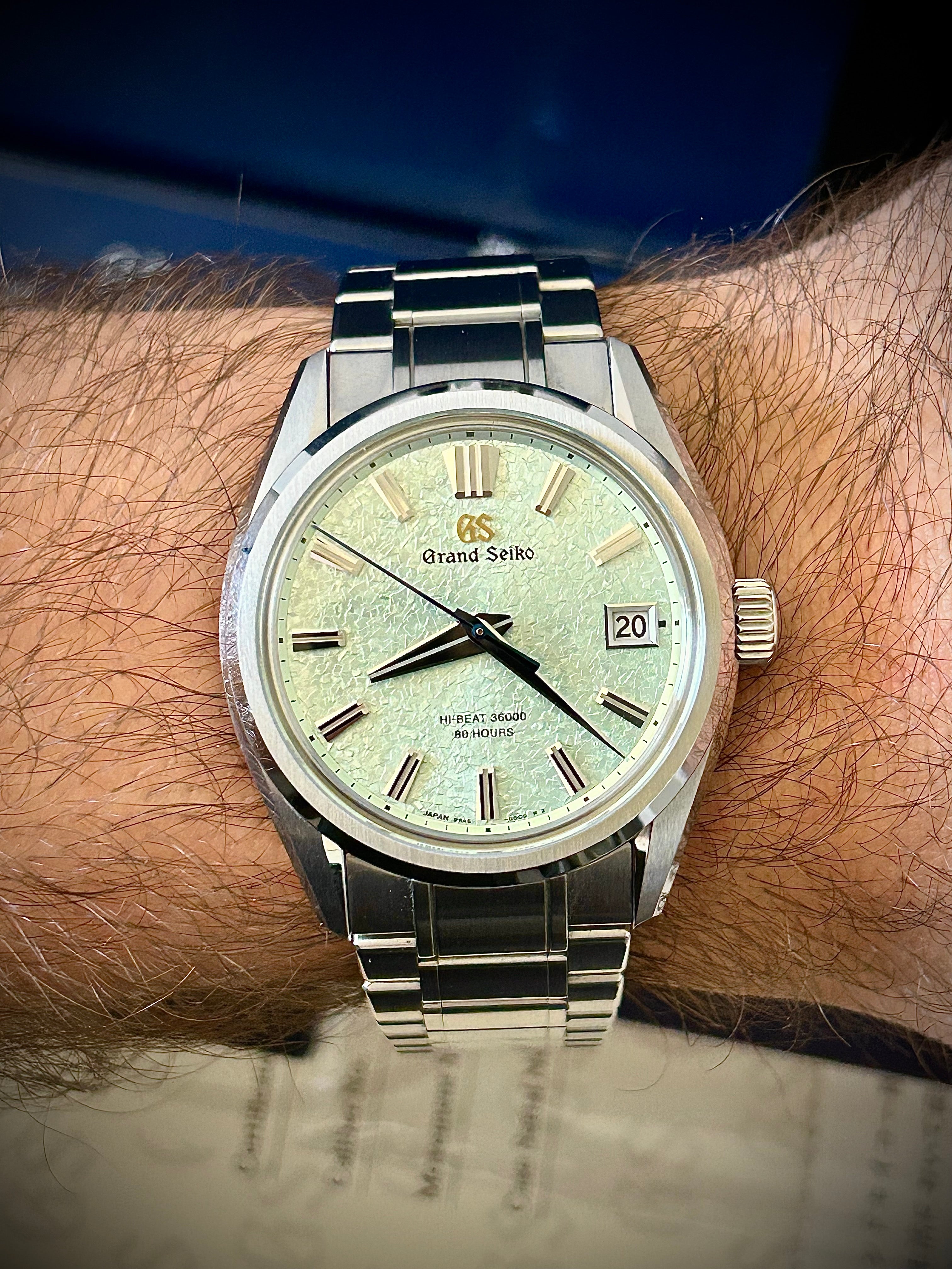 2024 GRAND SEIKO EVOLUTION 9, HI-BEAT, “GENBI VALLEY,” SLGH021, FULL SET, INC GST