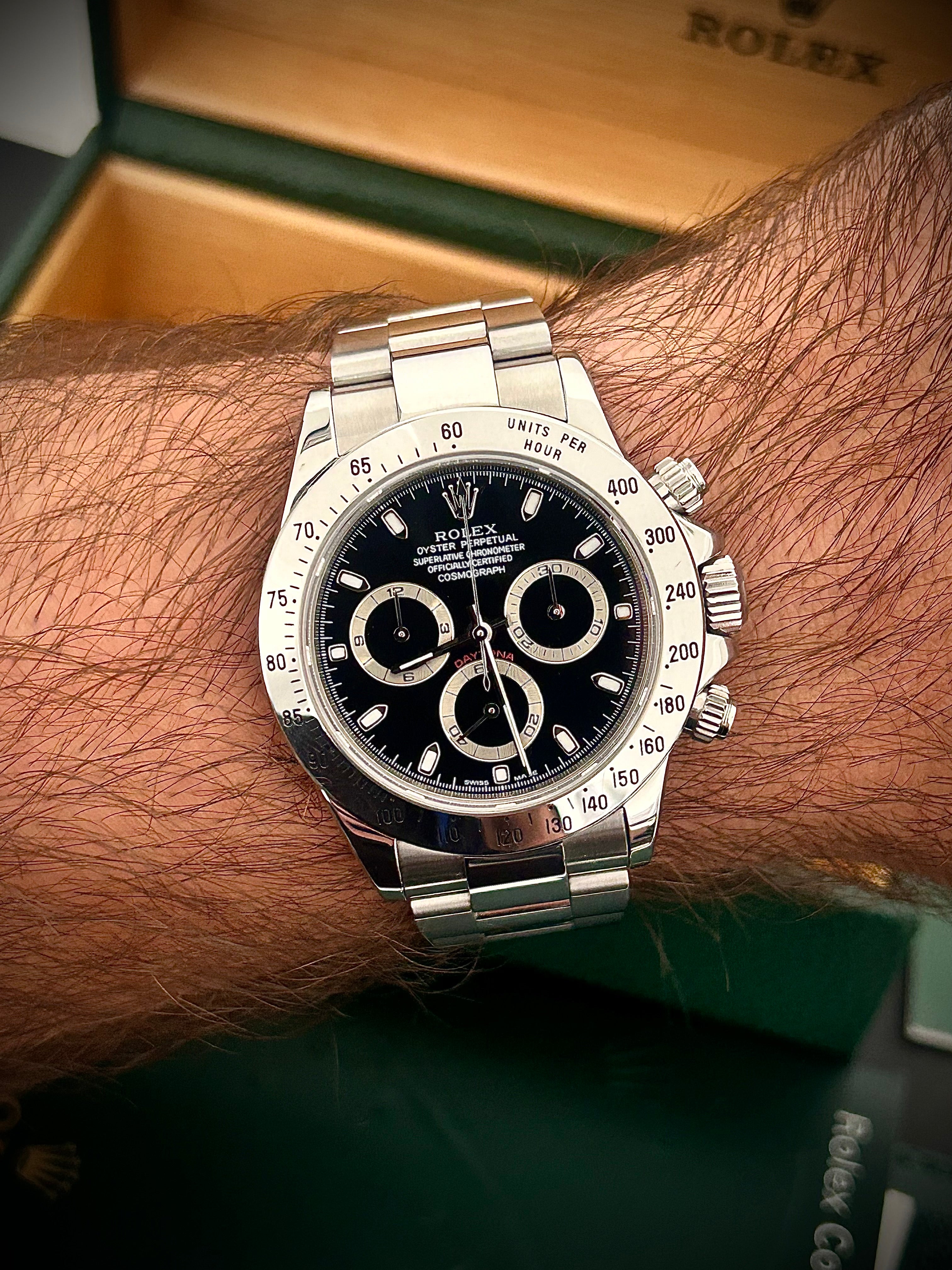 2004 ROLEX DAYTONA 116520, FULL SET, INC GST