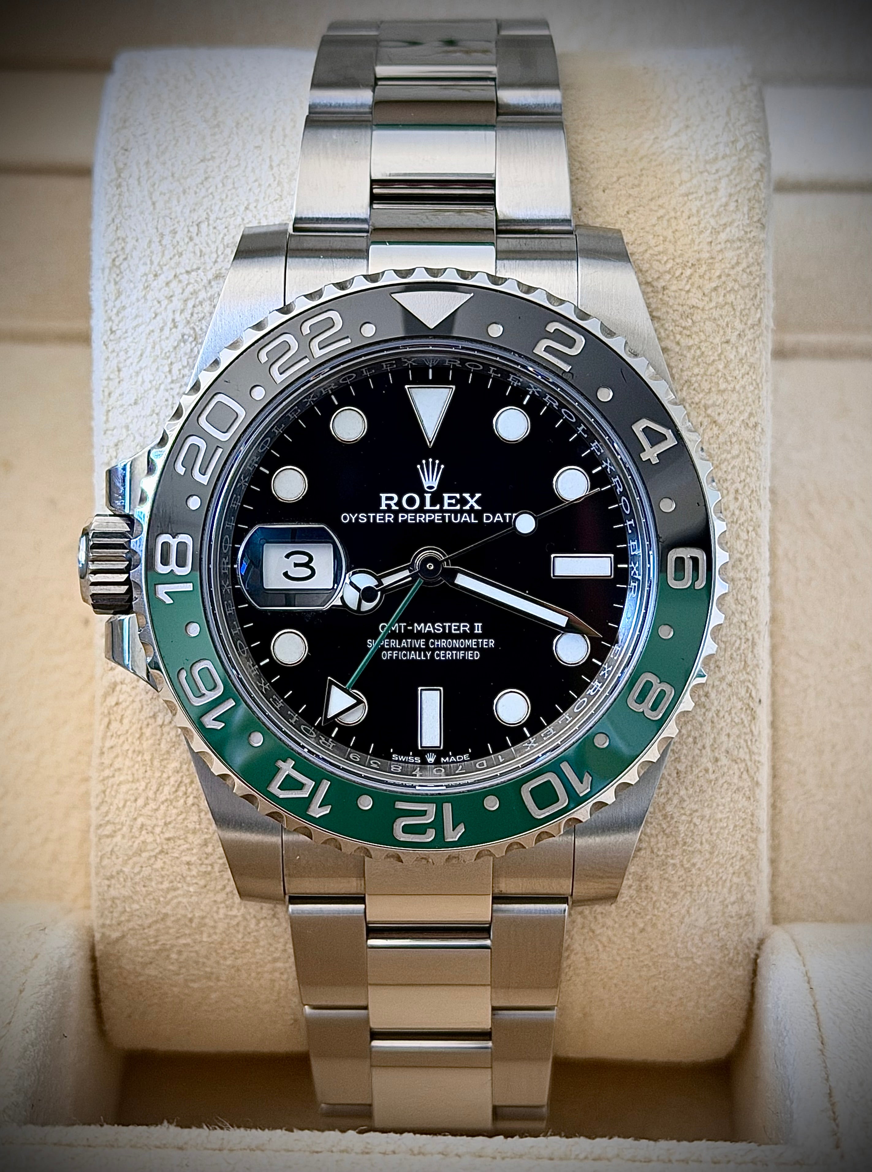 2024 ROLEX GMT-MASTER II “SPRITE”, 126720VTNR, FULL SET, INC GST