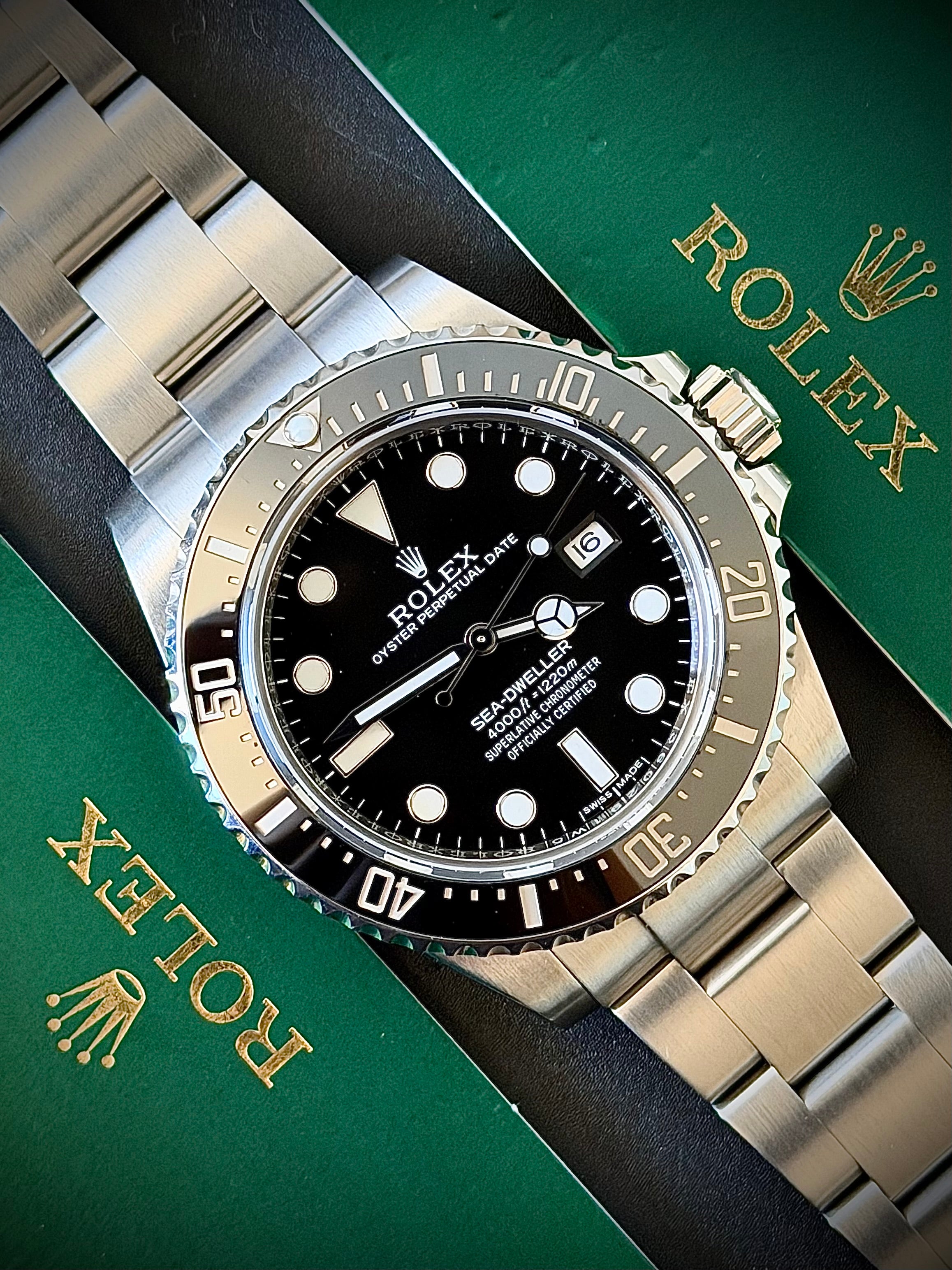 2017 ROLEX SEA-DWELLER 4000, 116600, FULL SET, INC GST