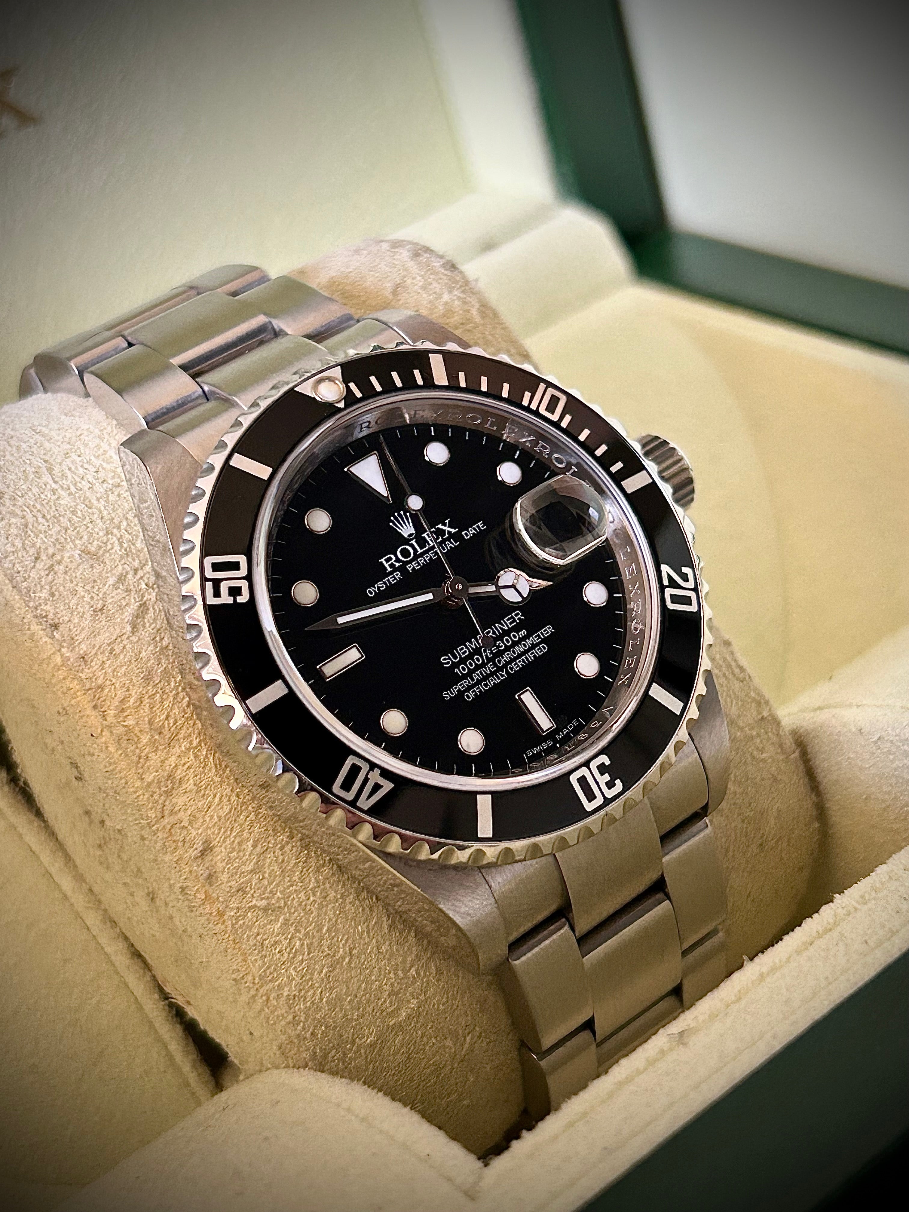 2009 ROLEX SUBMARINER DATE, 16610, FULL SET, INC GST