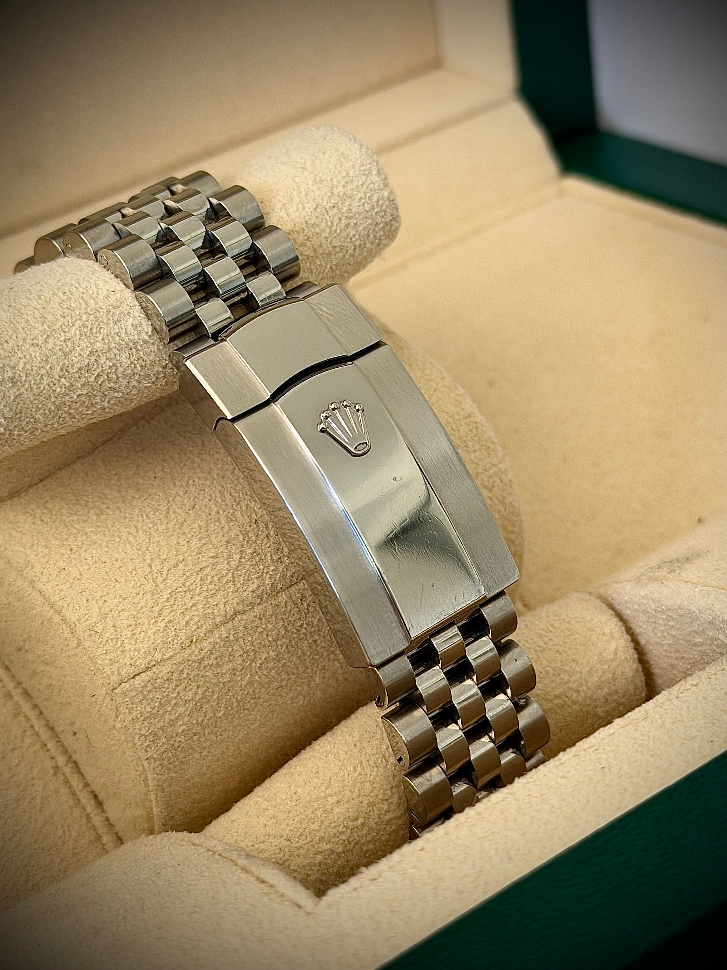 2023 ROLEX DATEJUST 36 MINT GREEN DIAL, 126200, FULL SET, INC GST