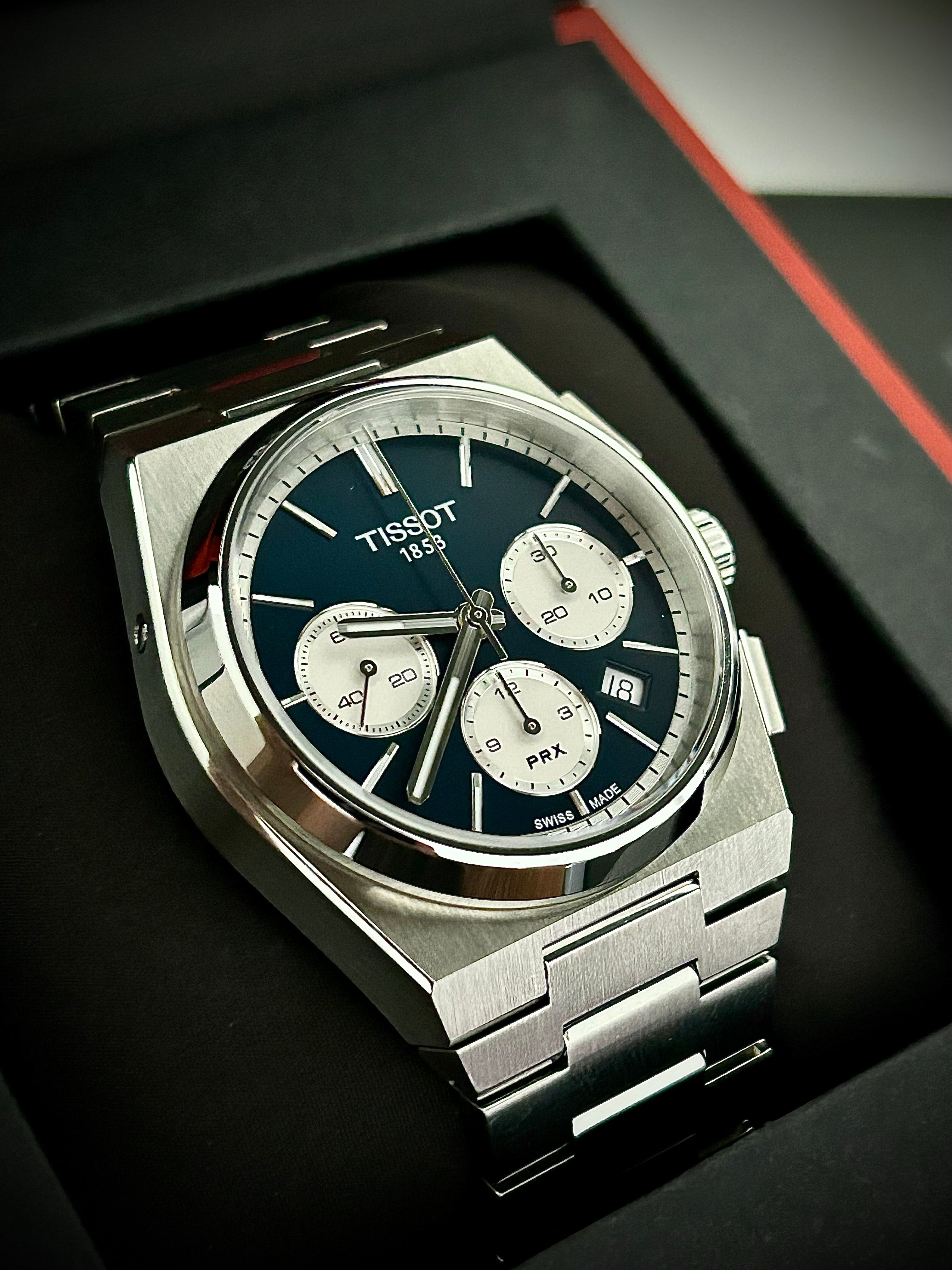 2024 TISSOT PRX AUTOMATIC CHRONOGRAPH, FULL SET, INC GST