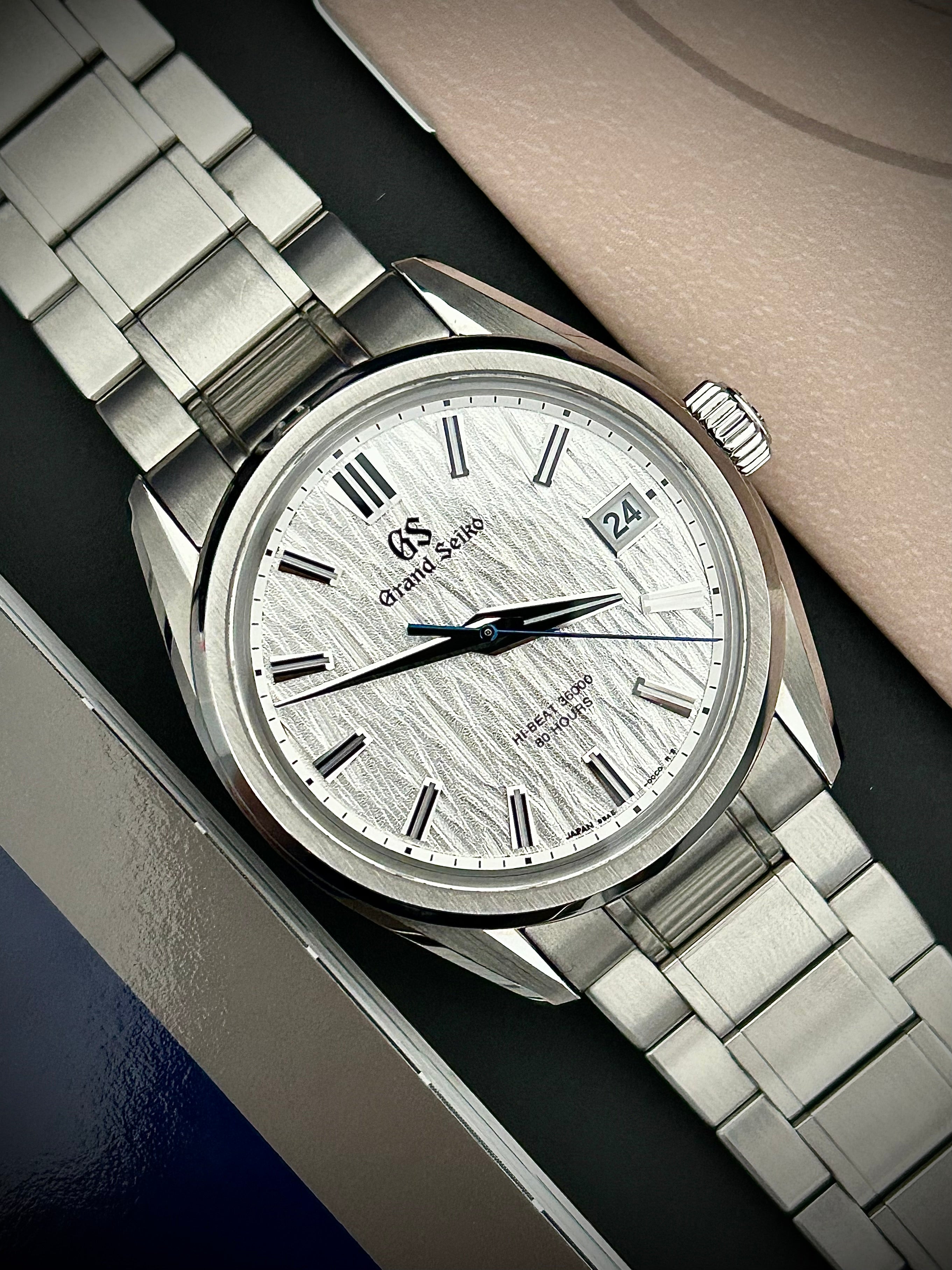 2022 GRAND SEIKO EVOLUTION 9, WHITE BIRCH, SLGH005, FULL SET, INC GST