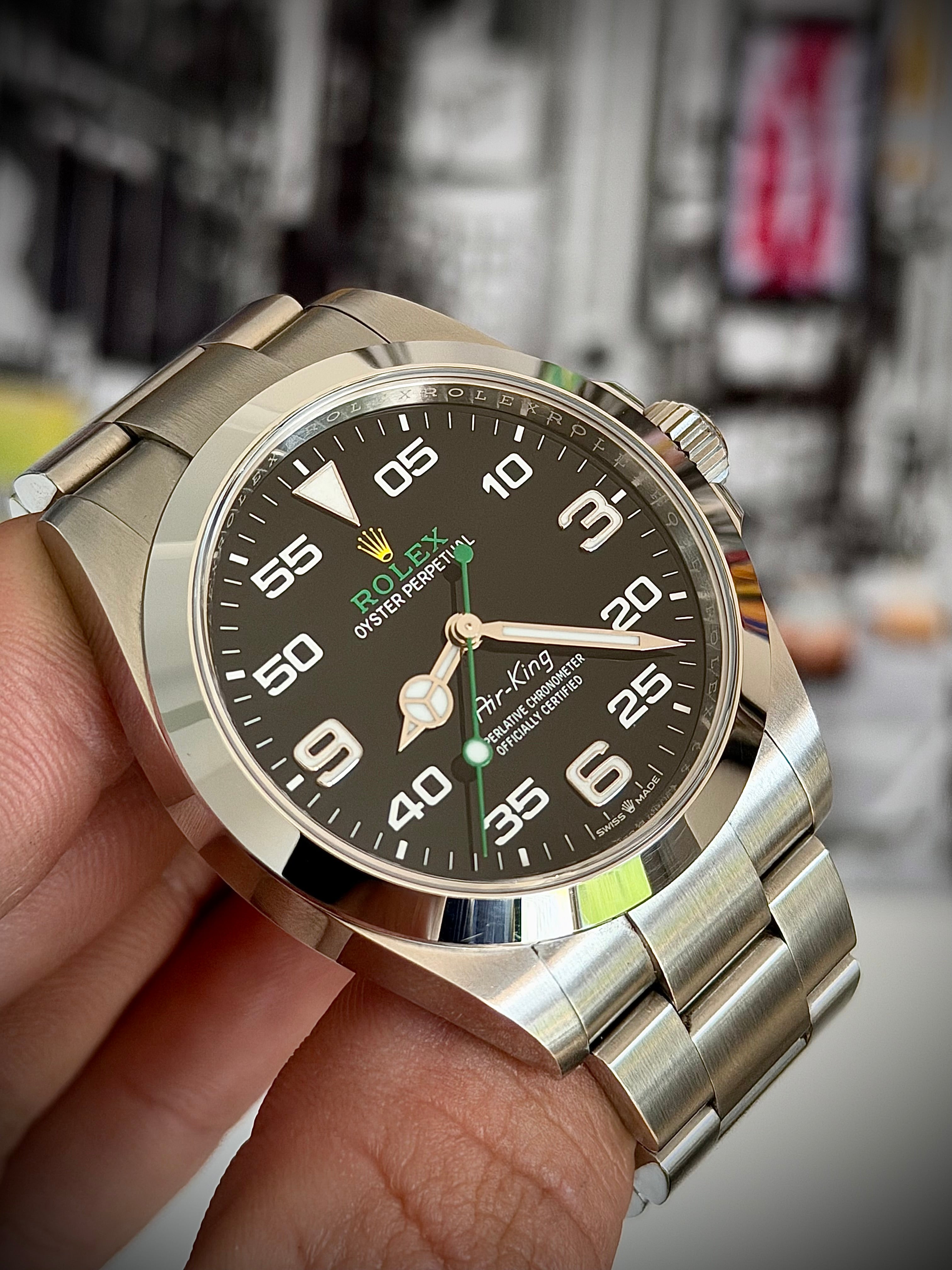 2022 ROLEX AIR KING, 126900, FULL SET, INC GST