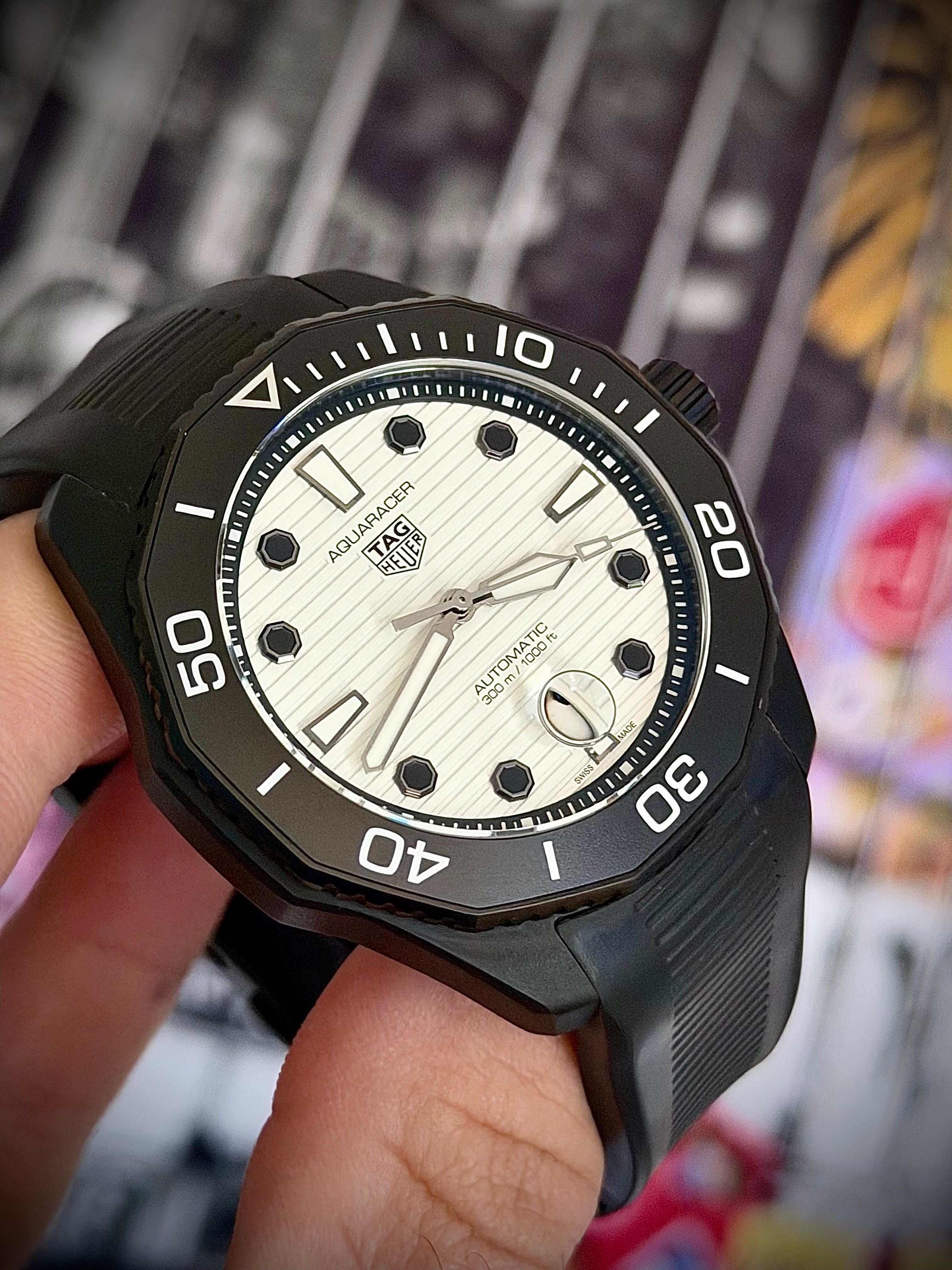 2025 TAG HEUER AQUARACER PROFESSIONAL 300 “NIGHT DIVER”, WBP201D.FT6197, FULL SET, INC GST