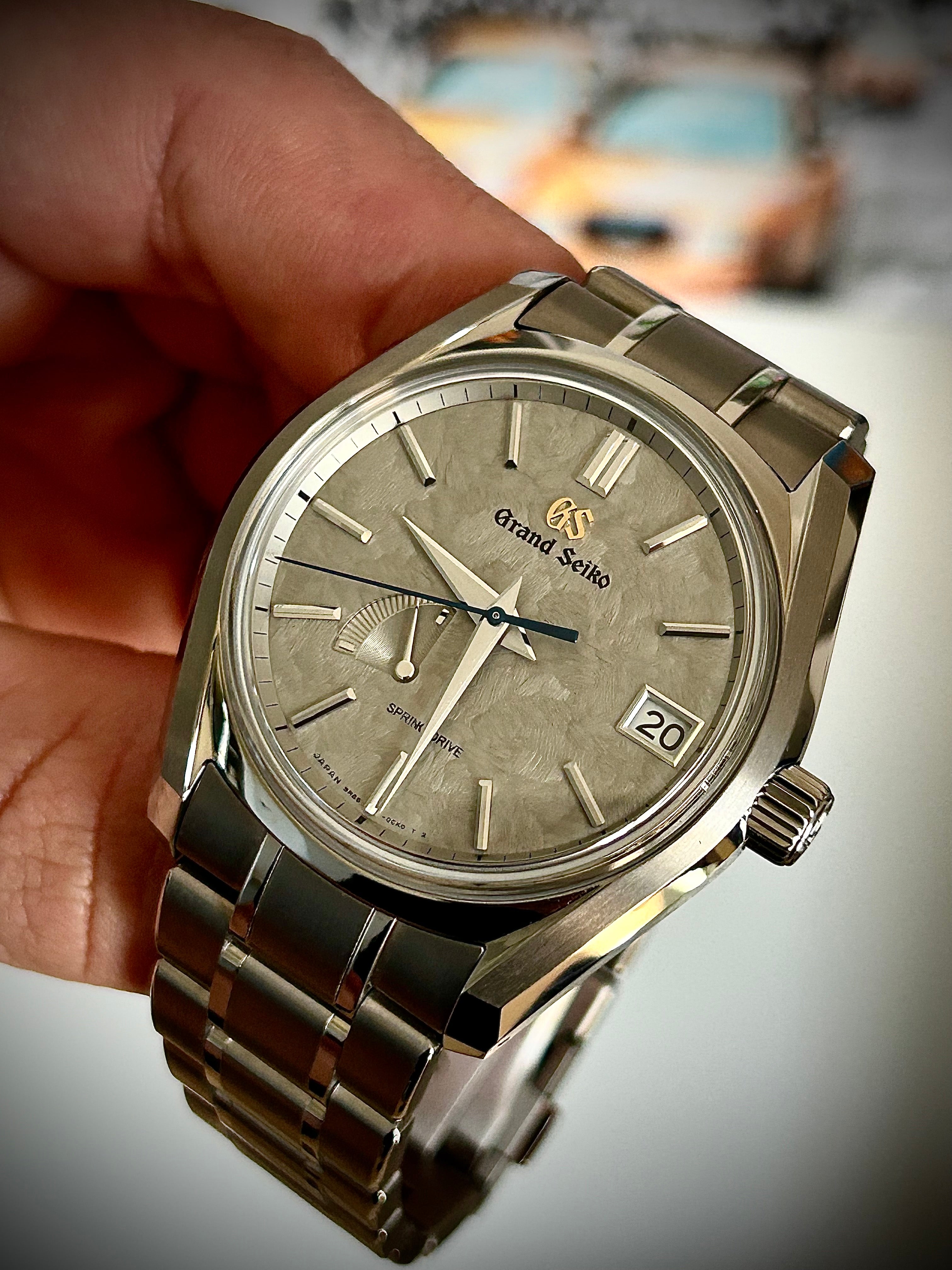 2025 GRAND SEIKO HERITAGE SPRING DRIVE, “WINTER,” SBGA415, FULL SET, INC GST