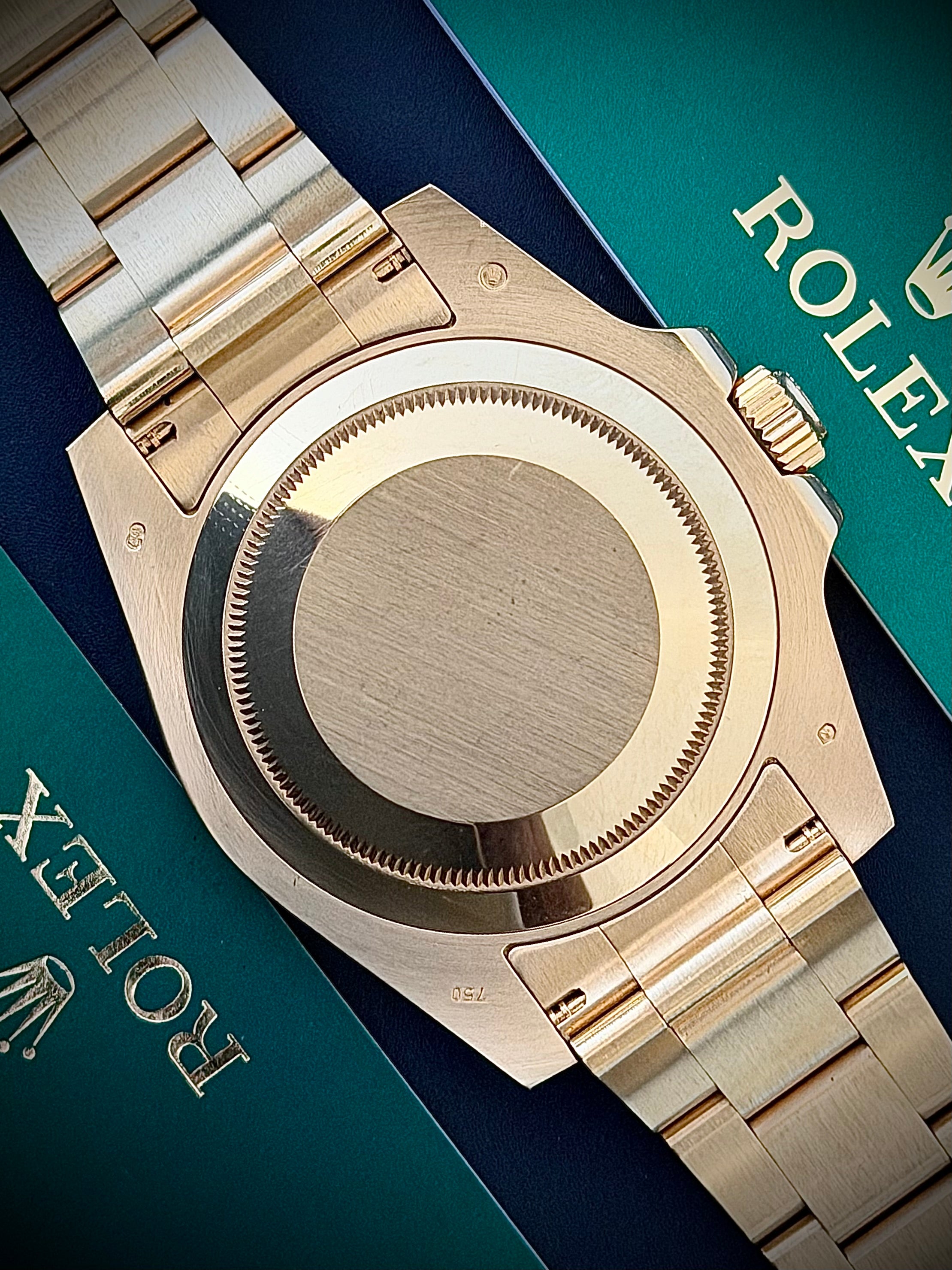 2016 ROLEX SUBMARINER DATE, YELLOW GOLD, 116618LN, BOX AND PAPERS, INC GST