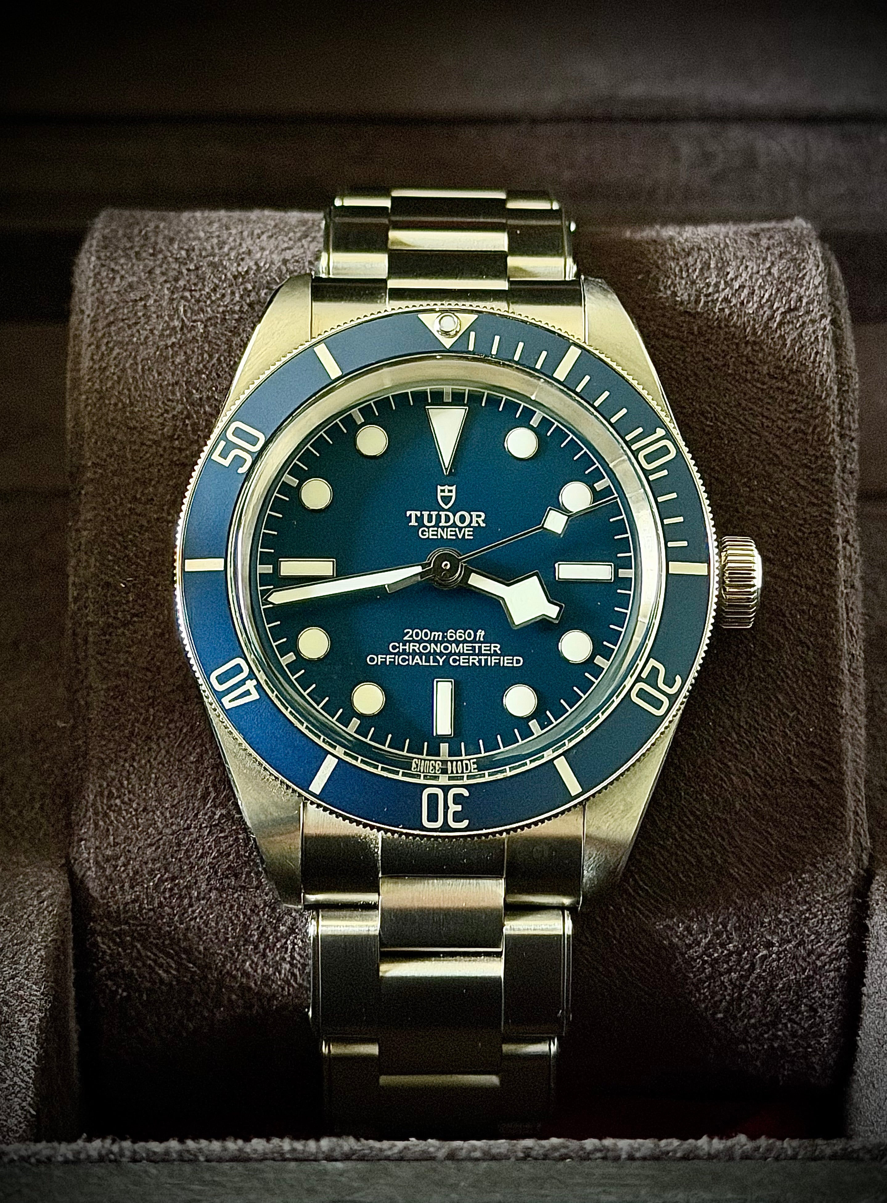 2020 TUDOR BLACK BAY 58, 79030B, BLUE DIAL, FULL SET, INC GST