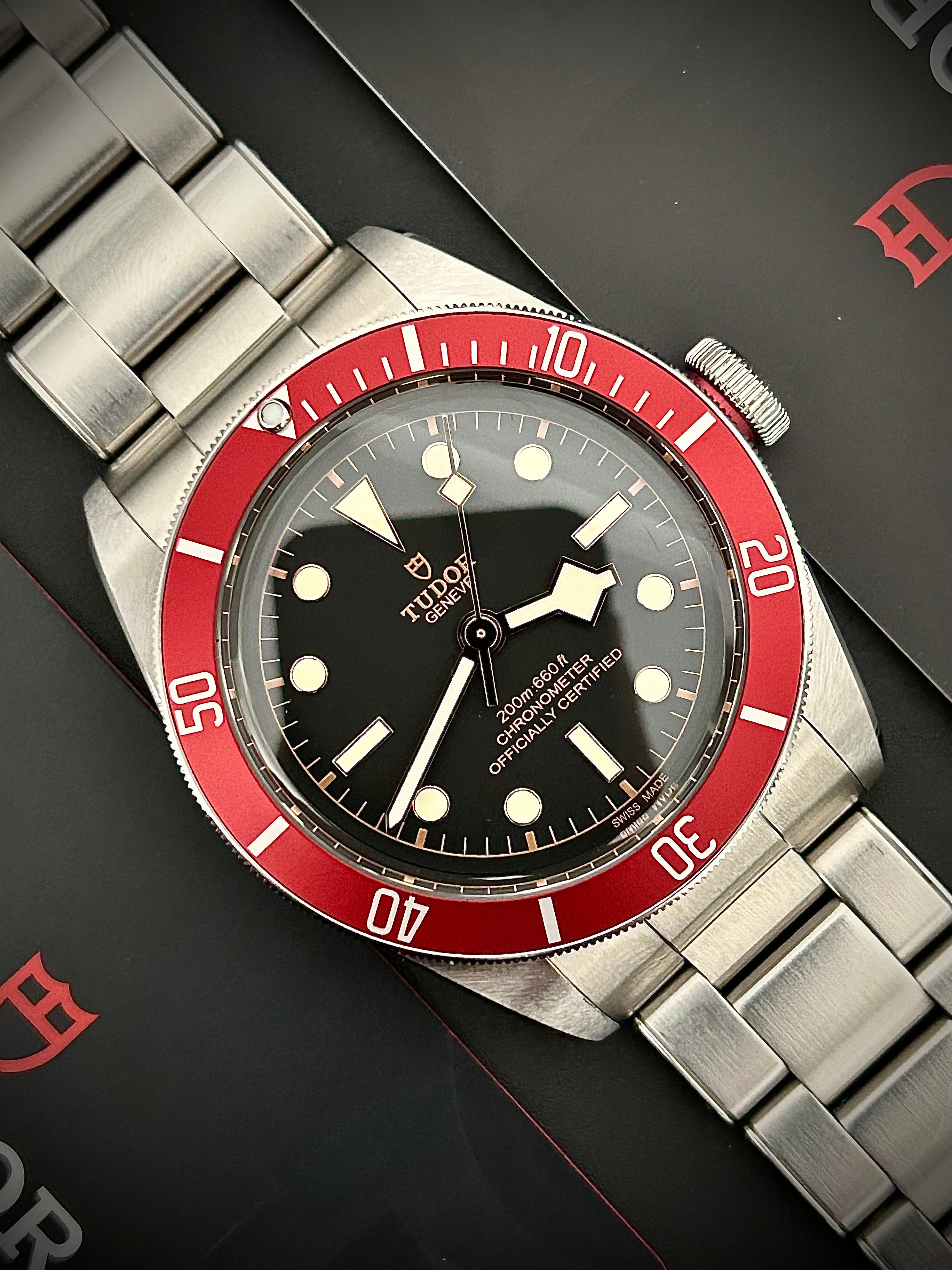 2021 TUDOR BLACK BAY BURGANDY, 41MM, FULL SET, INC GST