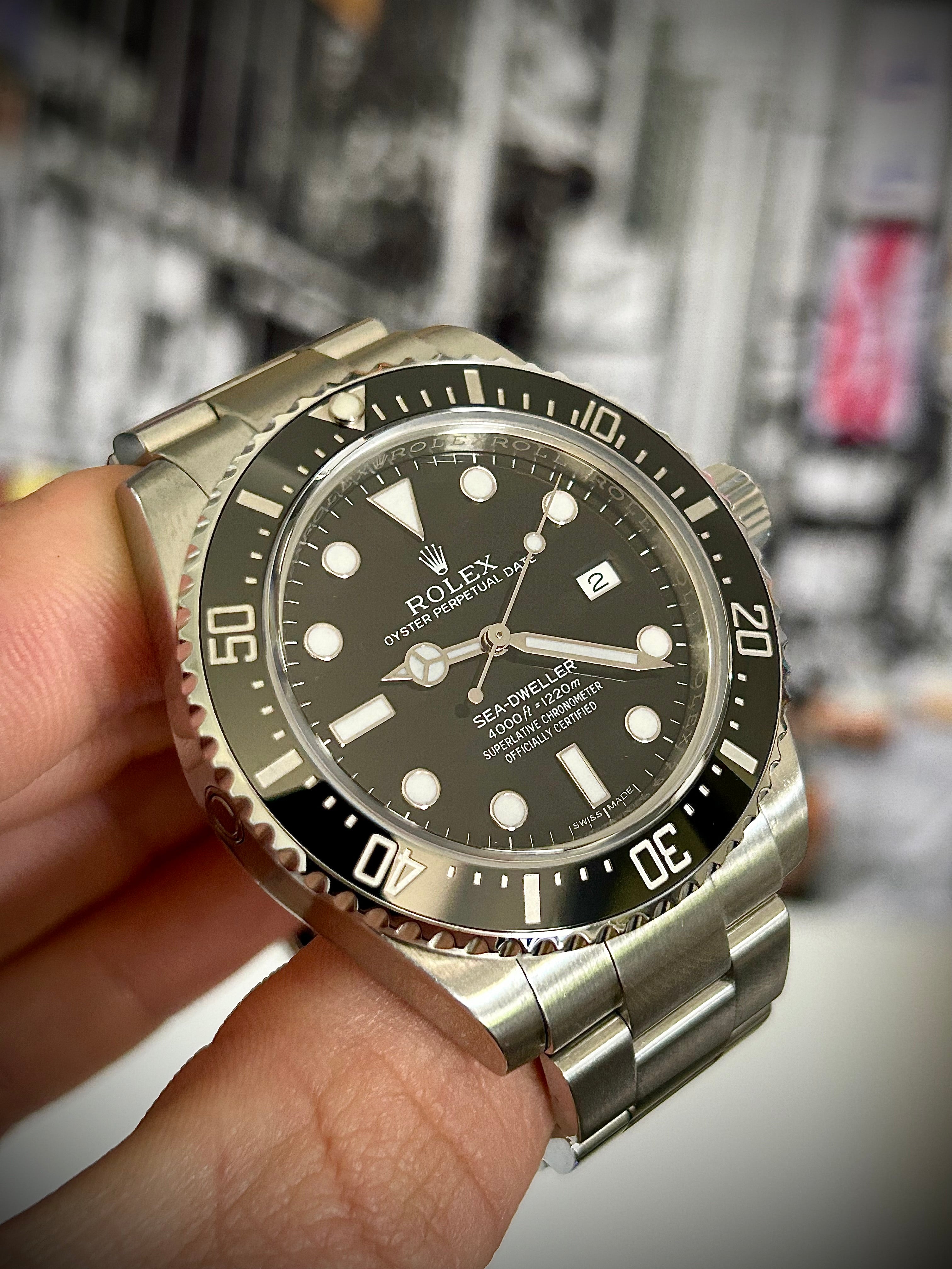 2016 ROLEX SEA-DWELLER 4000, 116600, FULL SET, INC GST