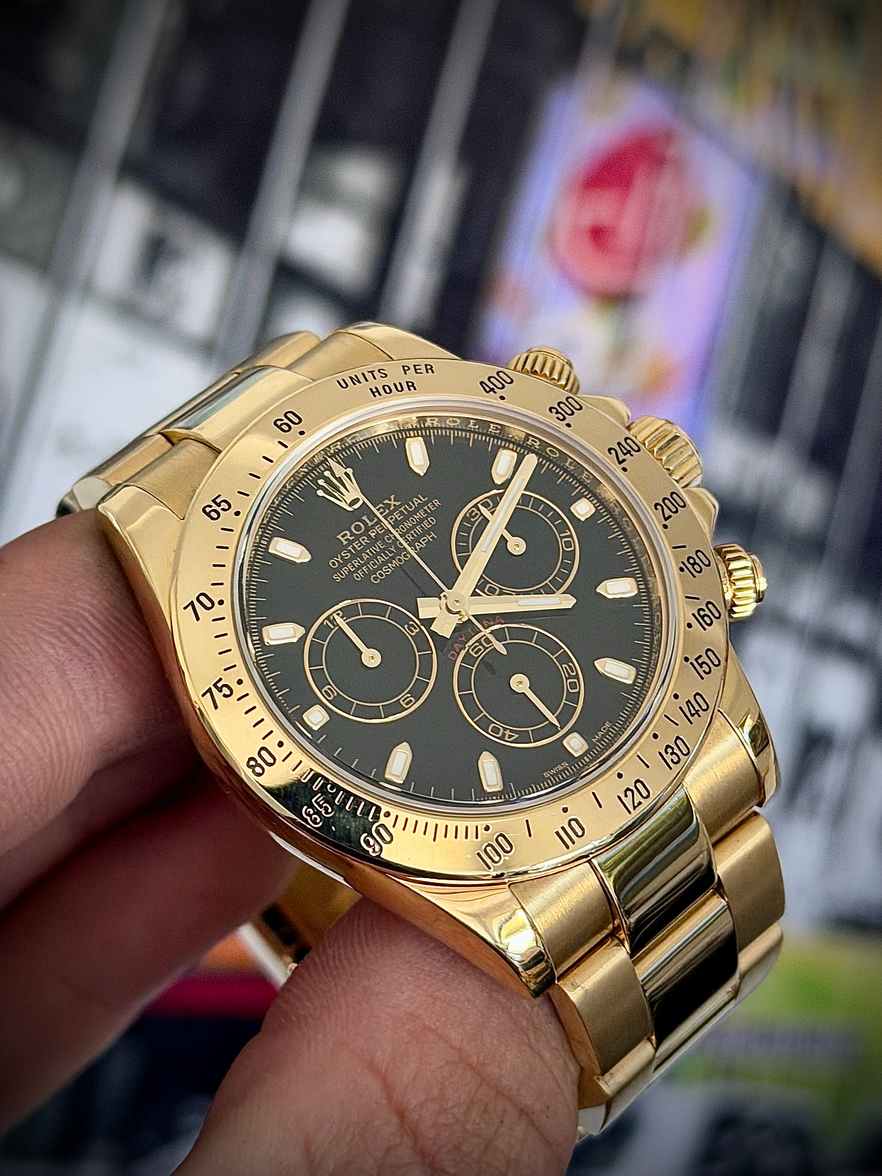 2014 ROLEX DAYTONA, 116528, BOX AND PAPERS, INC GST
