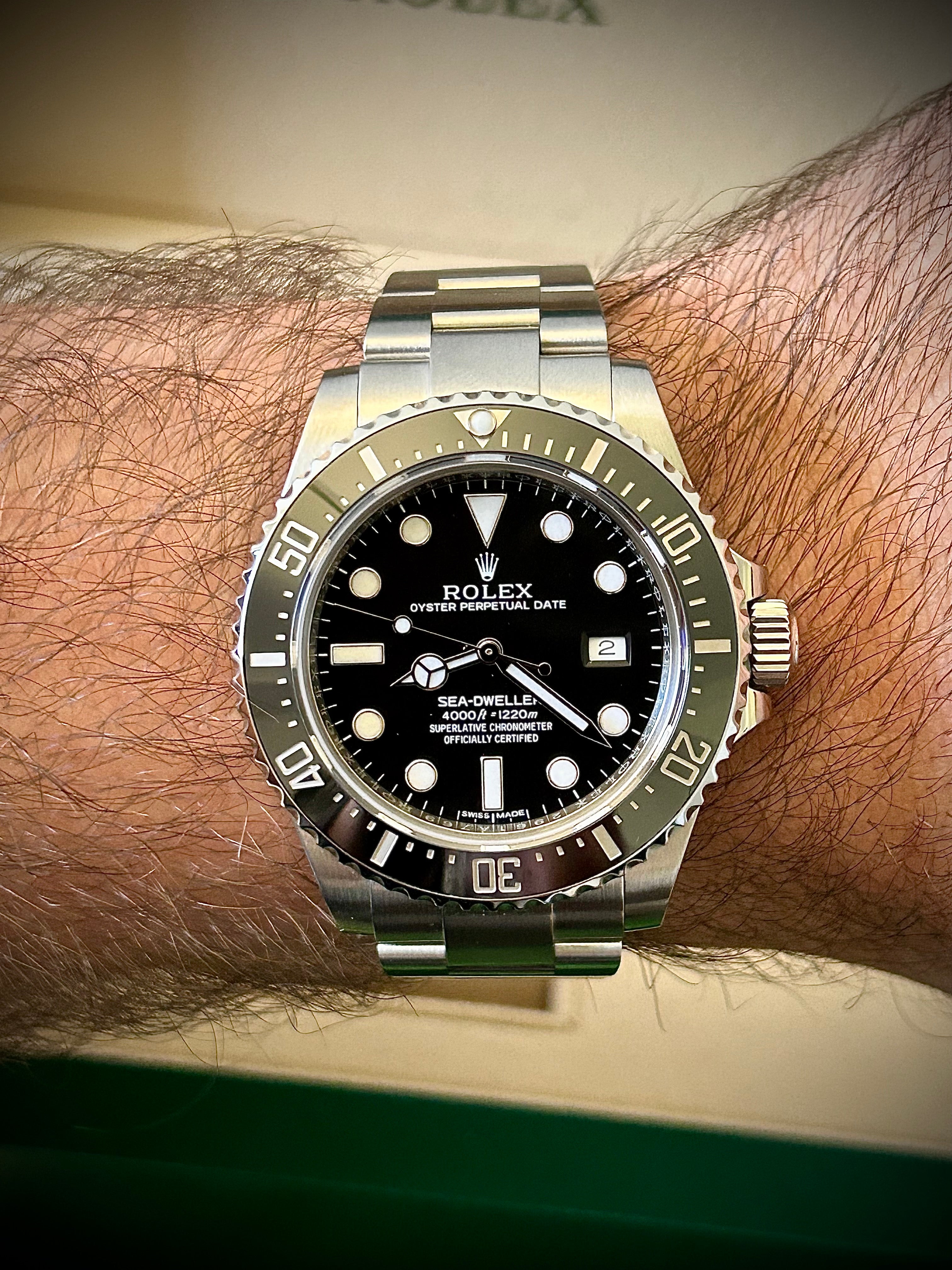 2016 ROLEX SEA-DWELLER 4000, 116600, FULL SET, INC GST