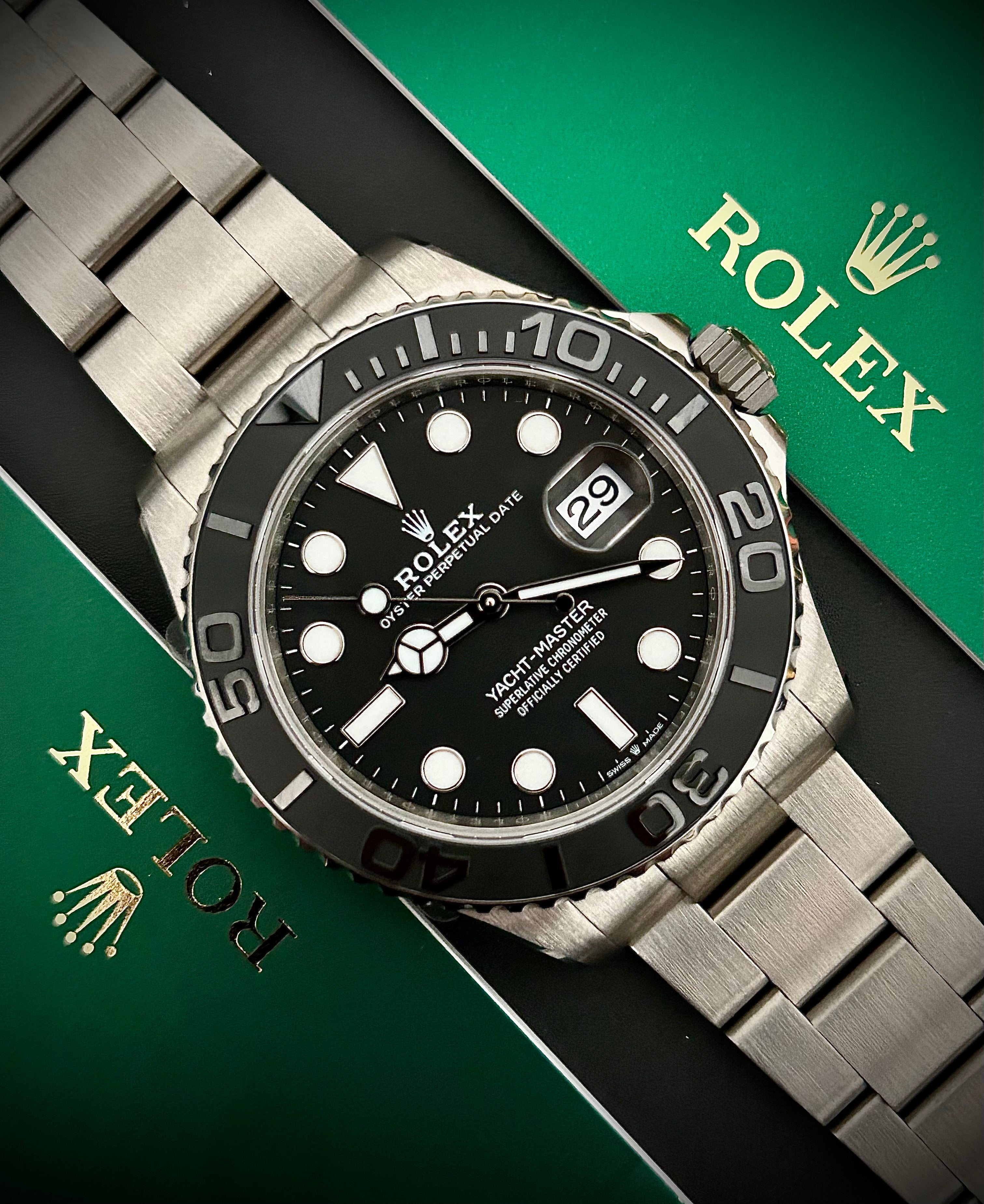 2024 ROLEX YACHT-MASTER 42, 226627, TITANIUM, FULL SET, INC GST