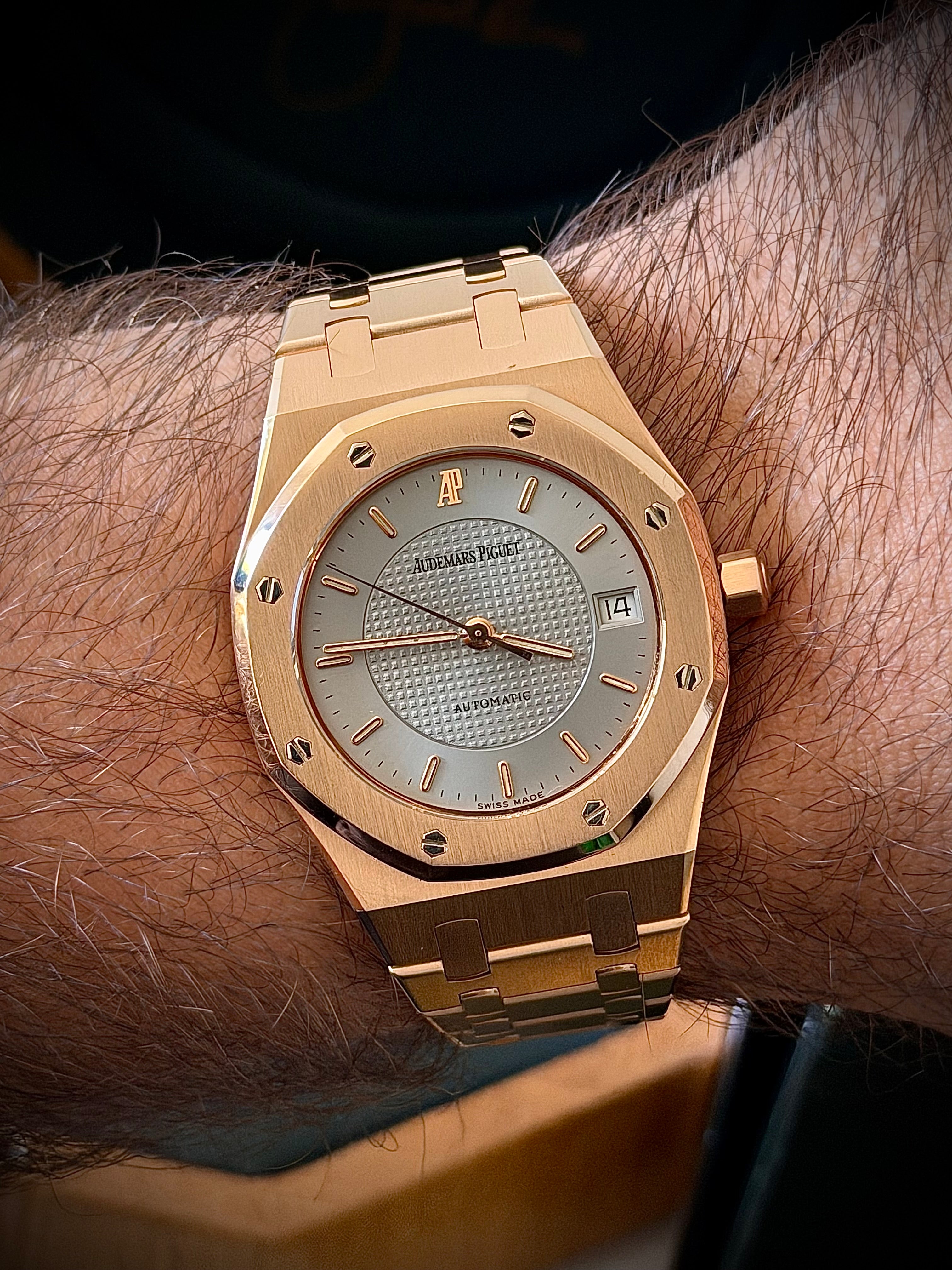 1998 AUDEMARS PIGUET NICK FALDO LIMITED, 15097OR/O/0789OR/01, FULL SET, INC GST