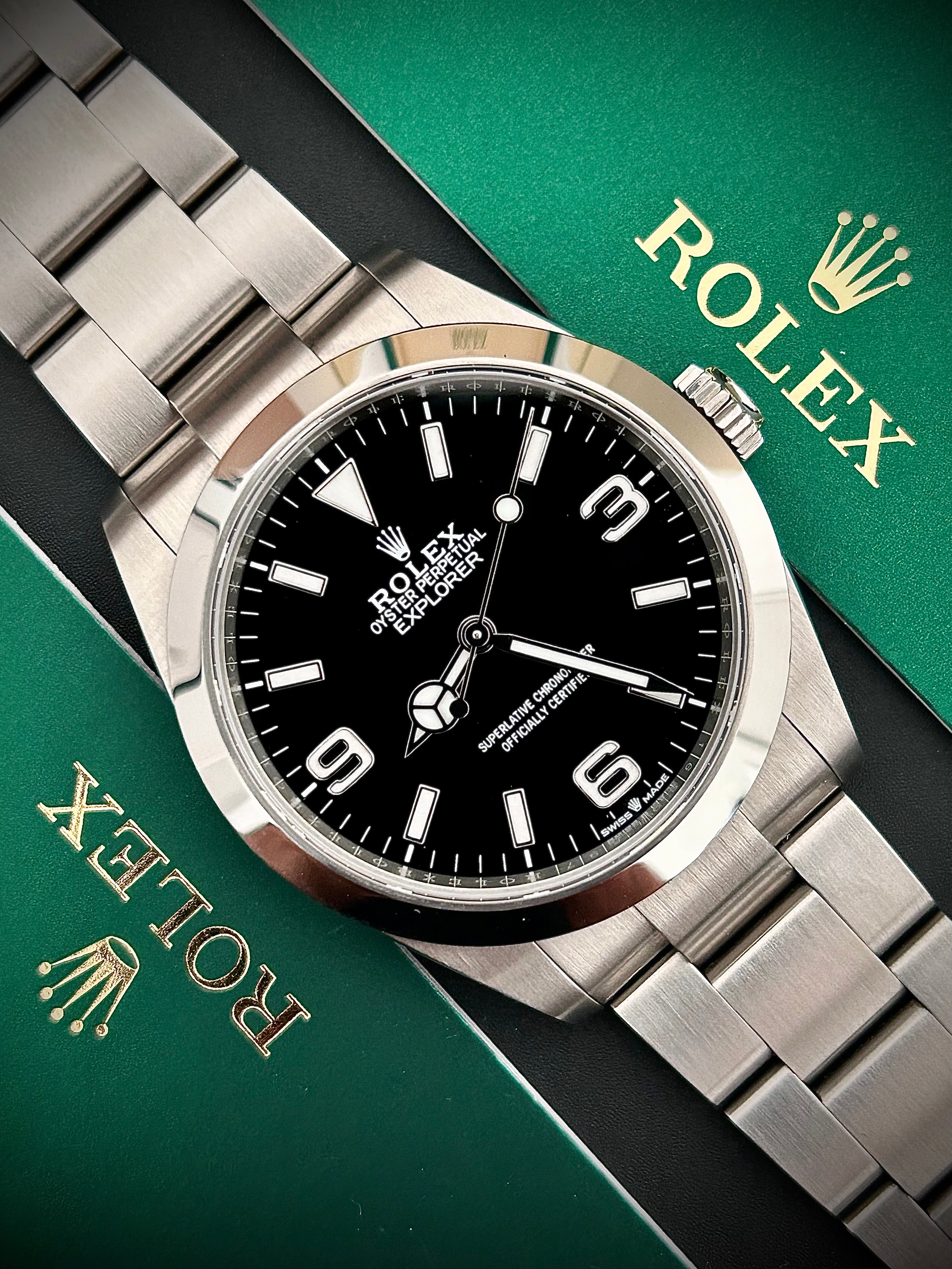 2024 ROLEX EXPLORER 40, 224270, FULL SET, INC GST