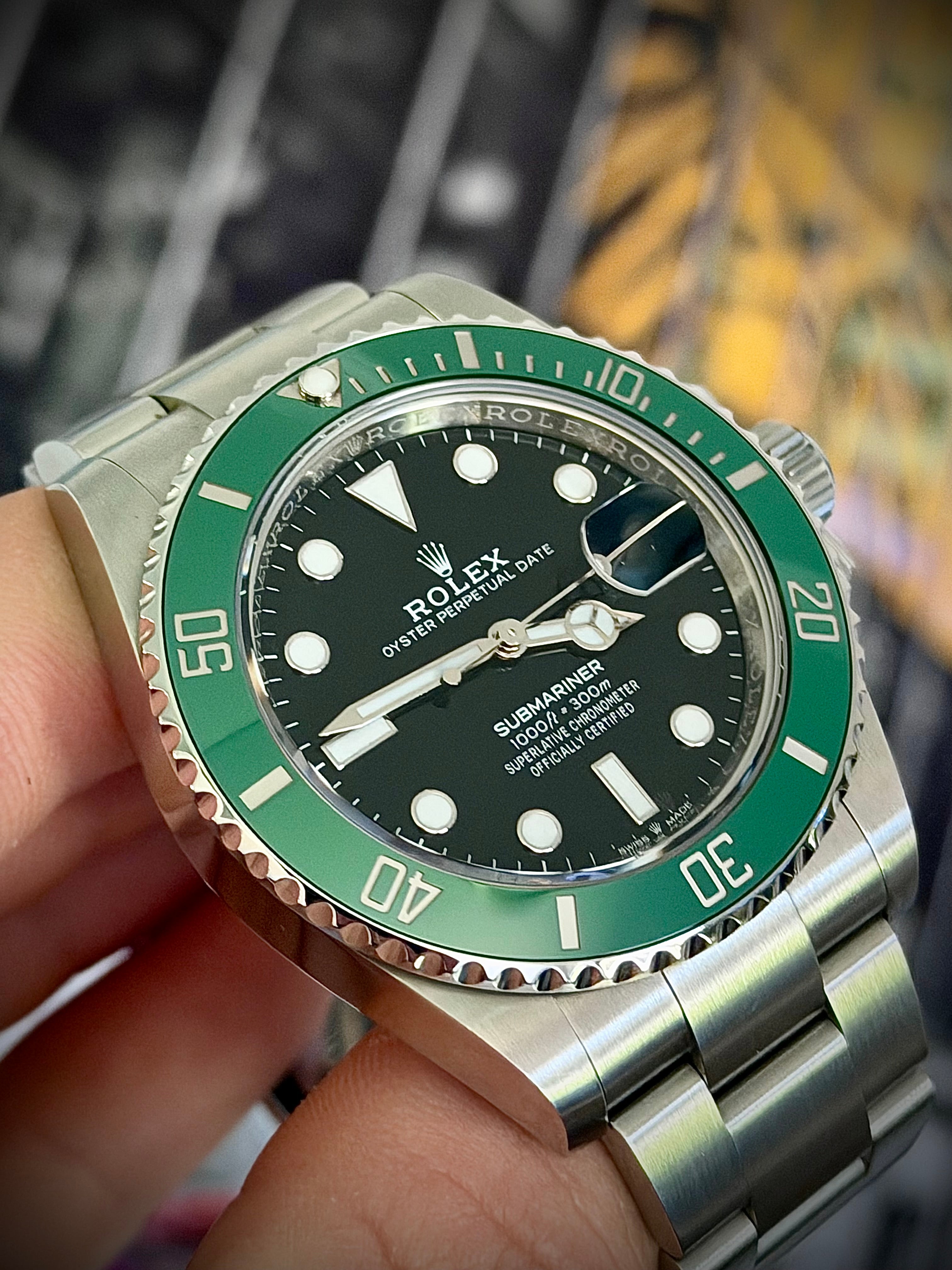 2022 ROLEX SUBMARINER DATE “STARBUCKS”, 126610LV, BOX & PAPERS, MK1 BEZEL, LOCAL STOCK, INC GST