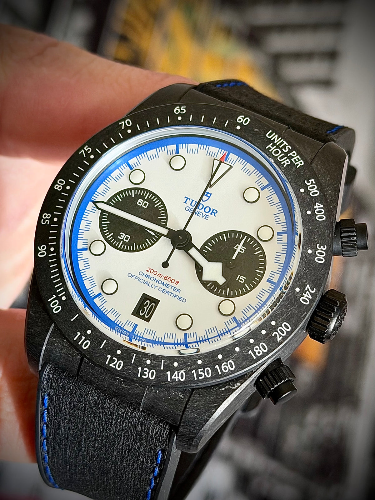 2025 TUDOR BLACK BAY CHRONO “CARBON 25”, M79377KN-0001, LIMITED EDITION, FULL SET, MINT CONDITION, INC GST