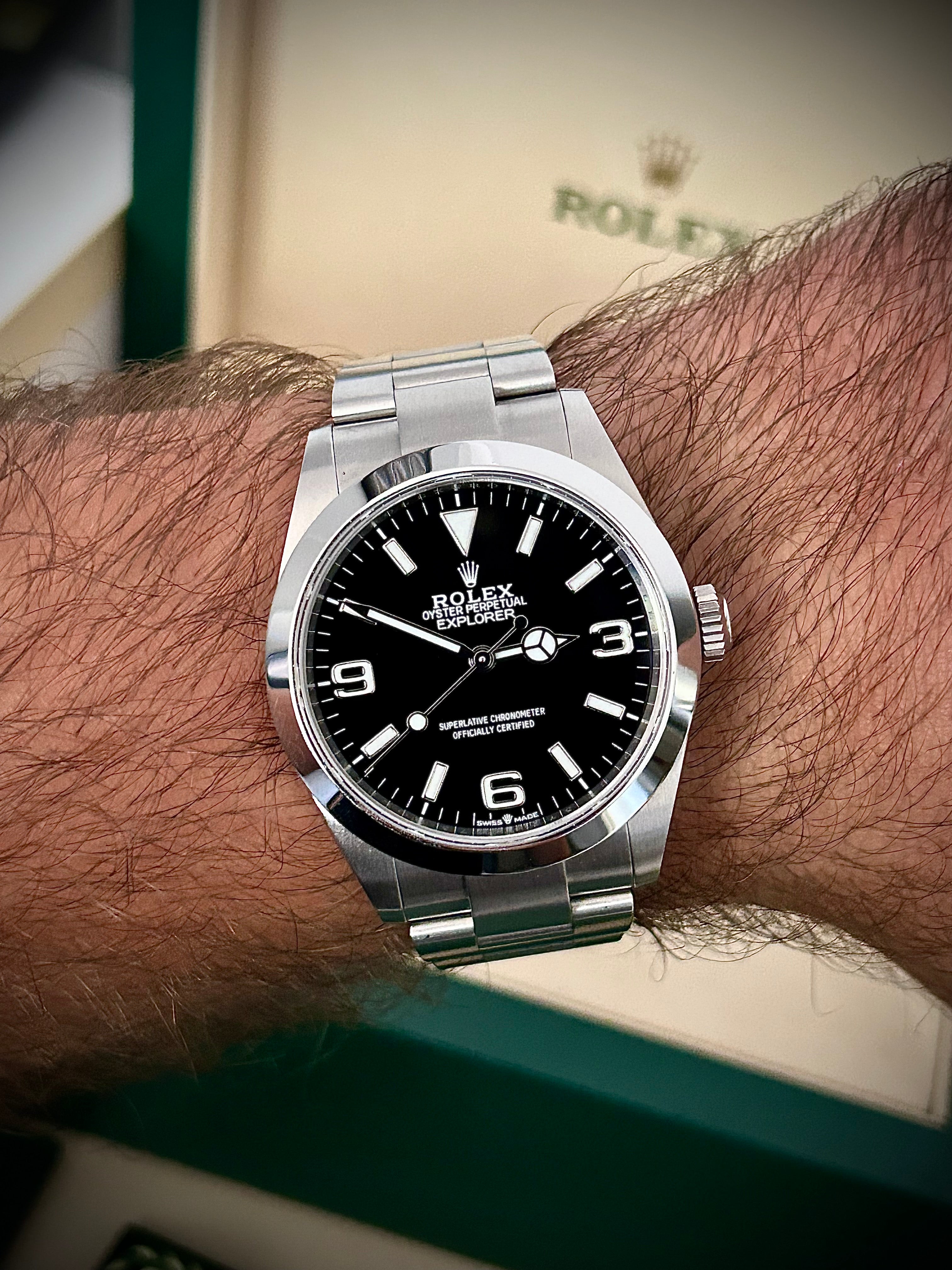 2023 ROLEX EXPLORER 40, 224270, FULL SET, INC GST