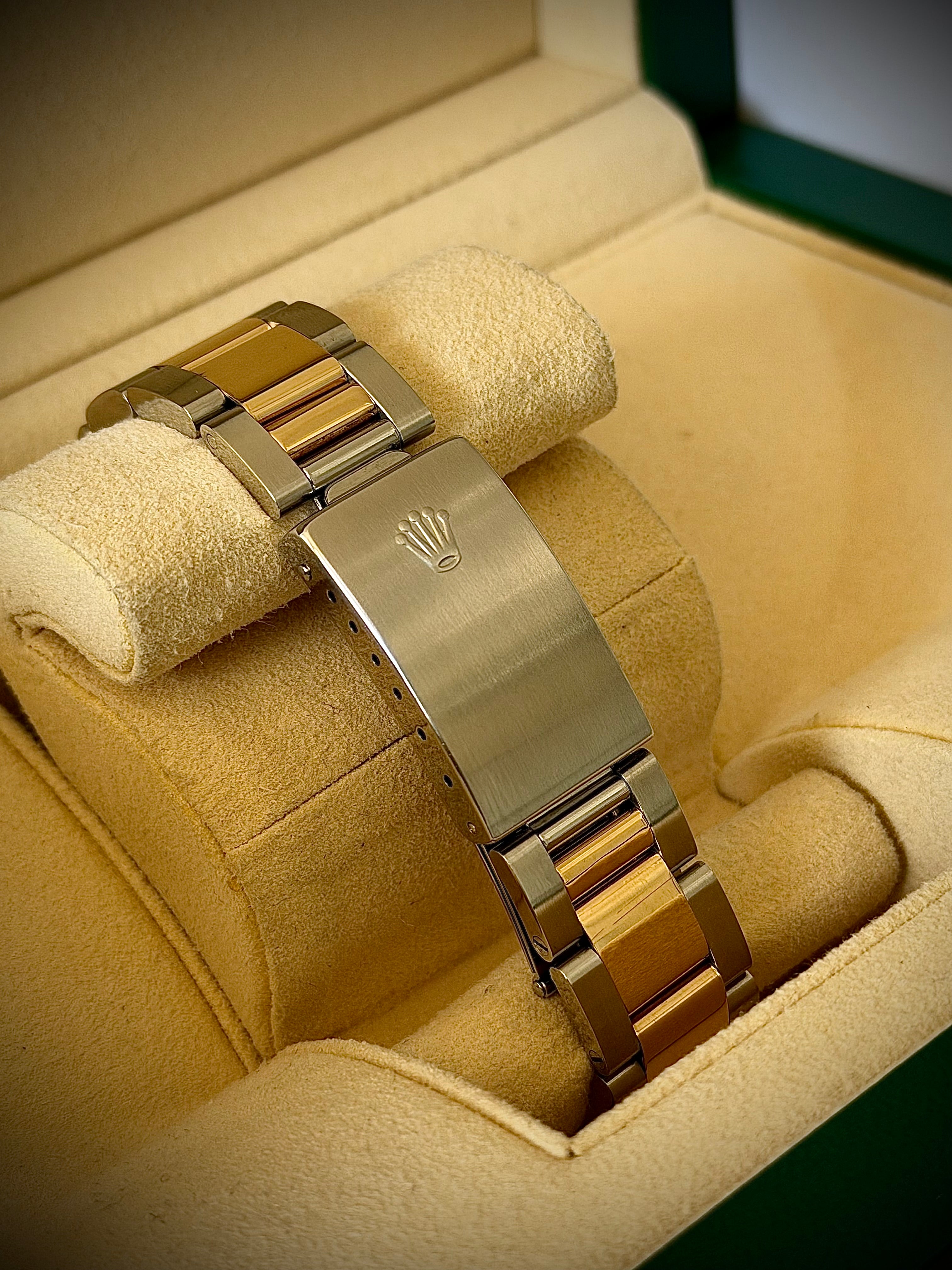 1993 ROLEX GMT-MASTER II, TWO TONE, 16713, FULL SET, INC GST