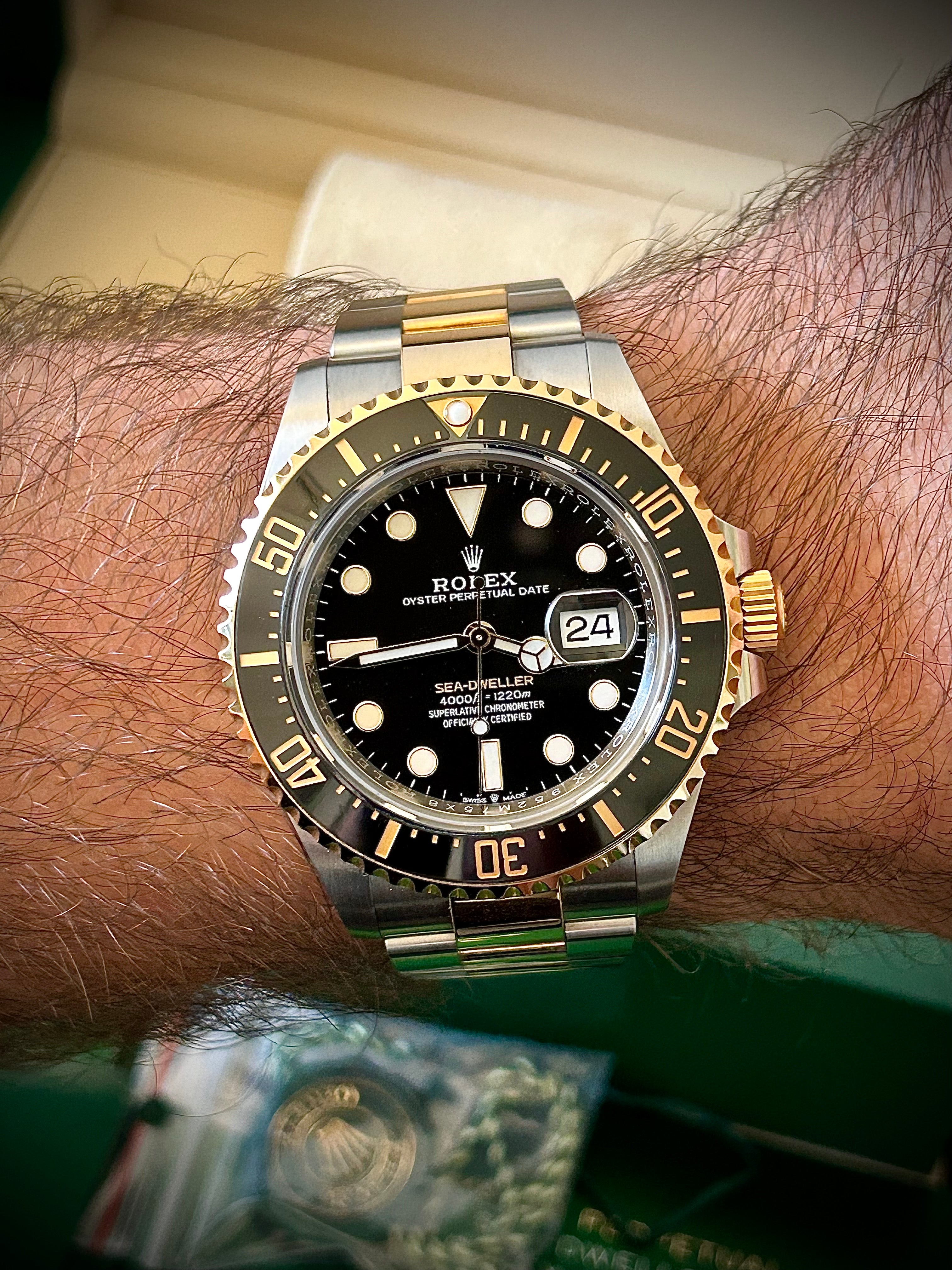 2020 ROLEX SEA DWELLER, TWO TONE, 126603, FULL SET, INC GST