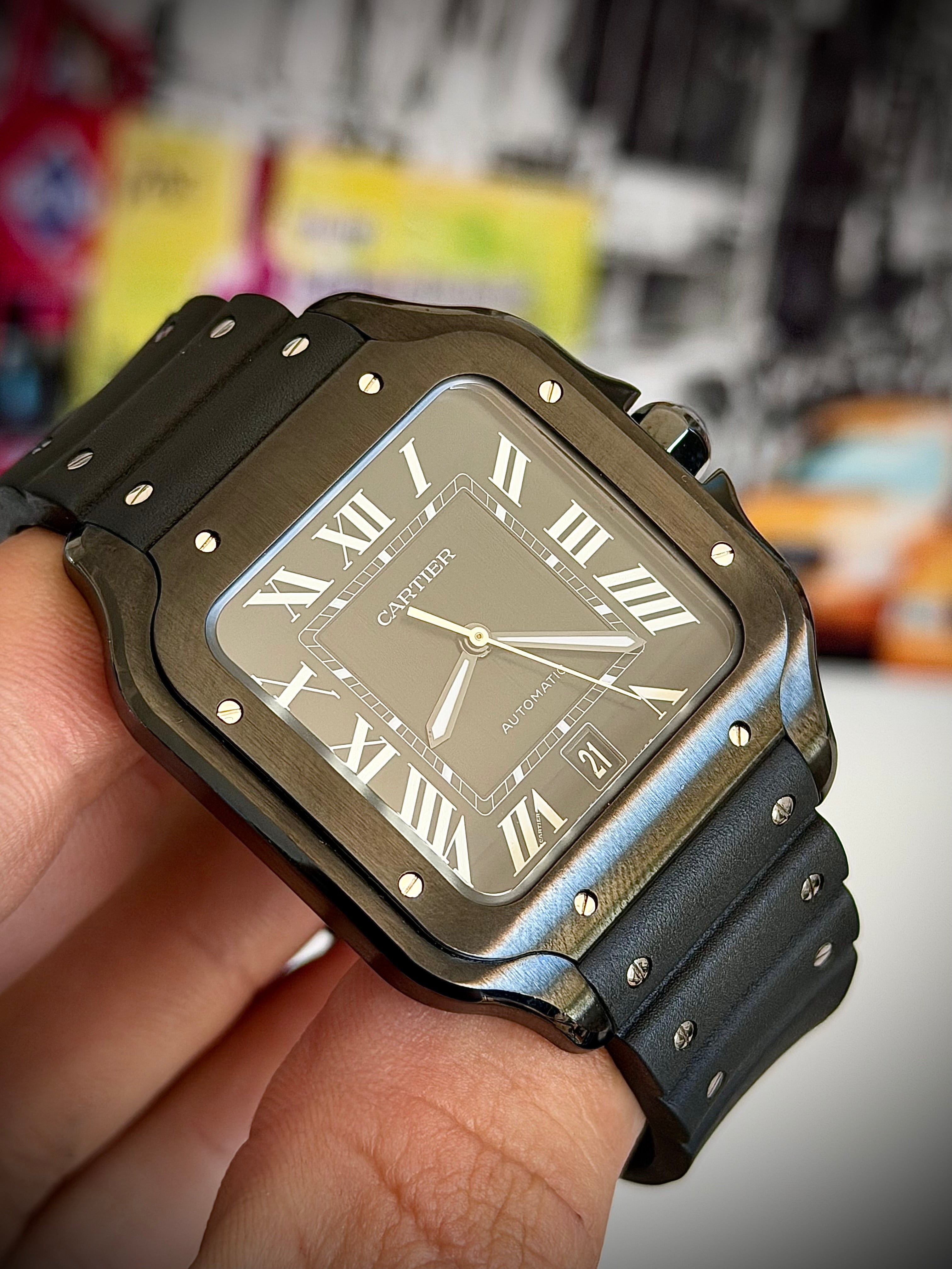 2020 CARTIER SANTOS LARGE ADLC, WSSA0039, FULL SET, INC GST