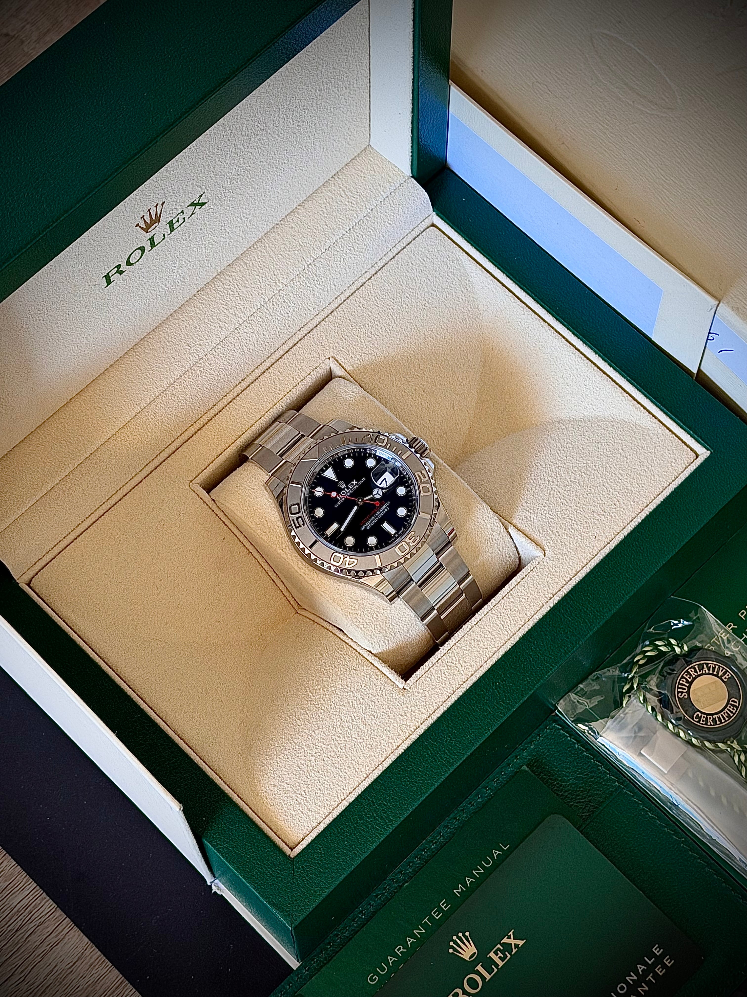 2022 ROLEX YACHT-MASTER 40, BLUE DIAL, 126622, BOX AND PAPERS, INC GST