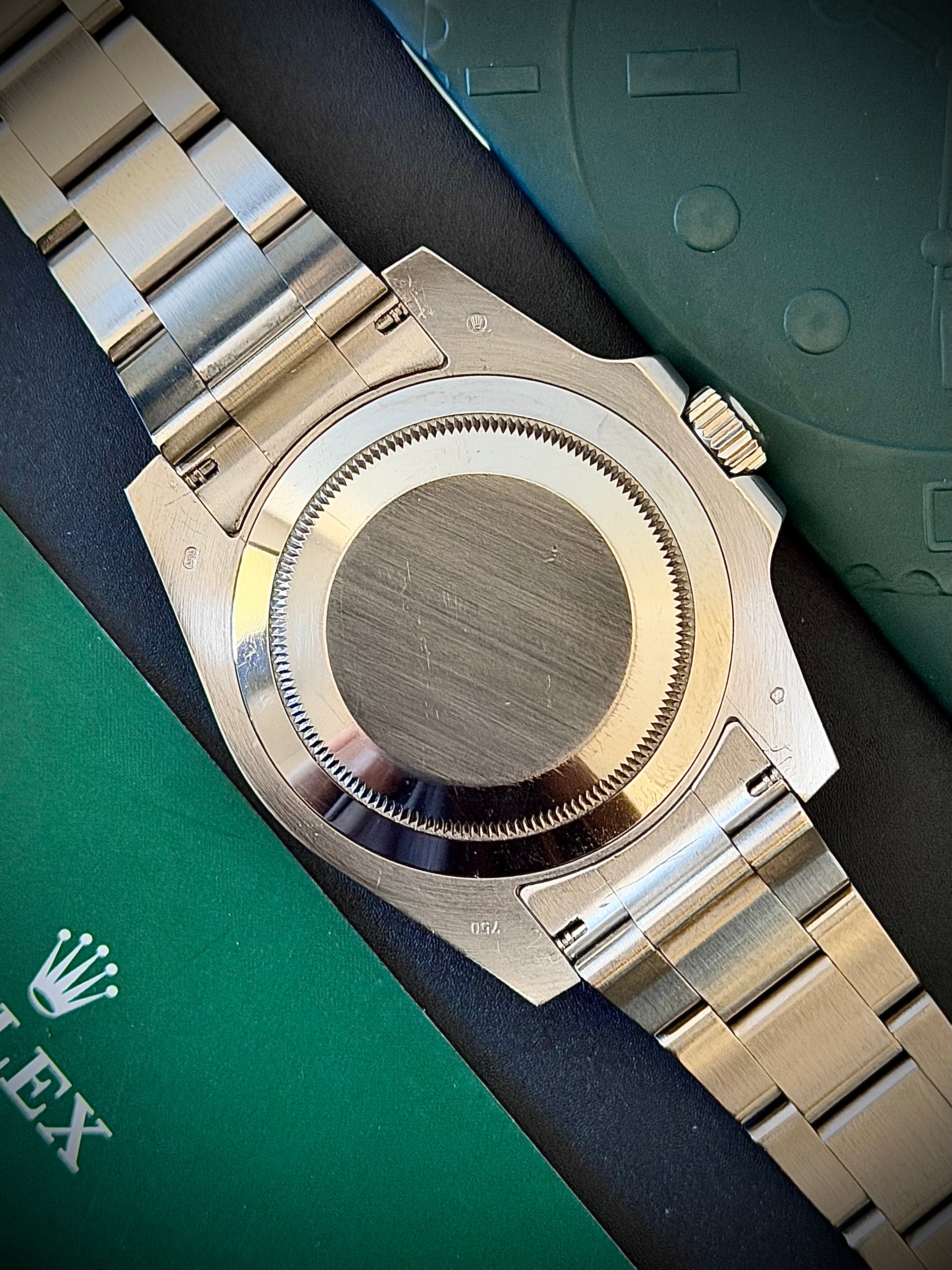 2017 ROLEX SUBMARINER DATE, 116619LB, SMURF, BOX AND PAPERS, INC GST