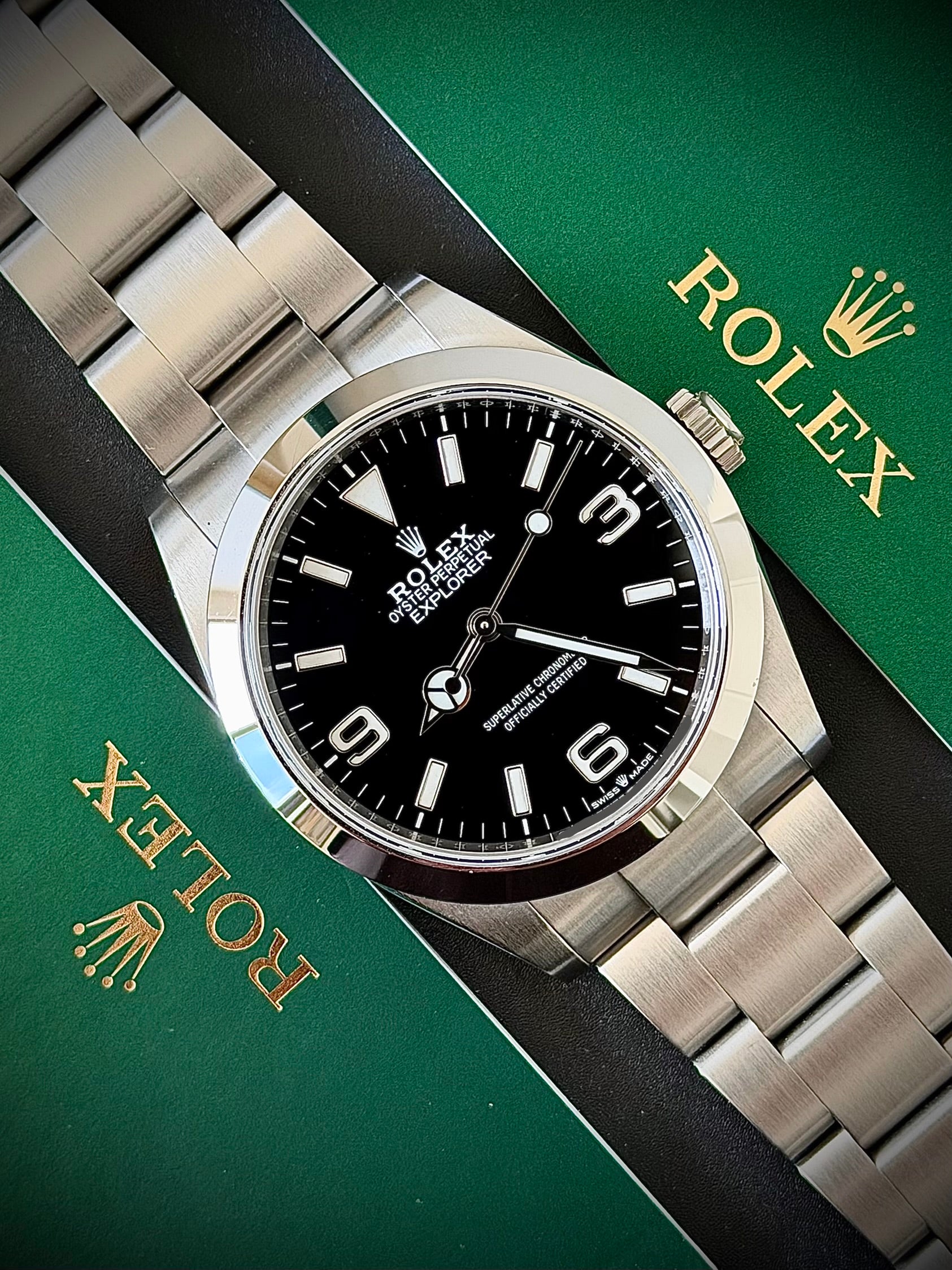 2023 ROLEX EXPLORER 40, 224270, FULL SET, INC GST