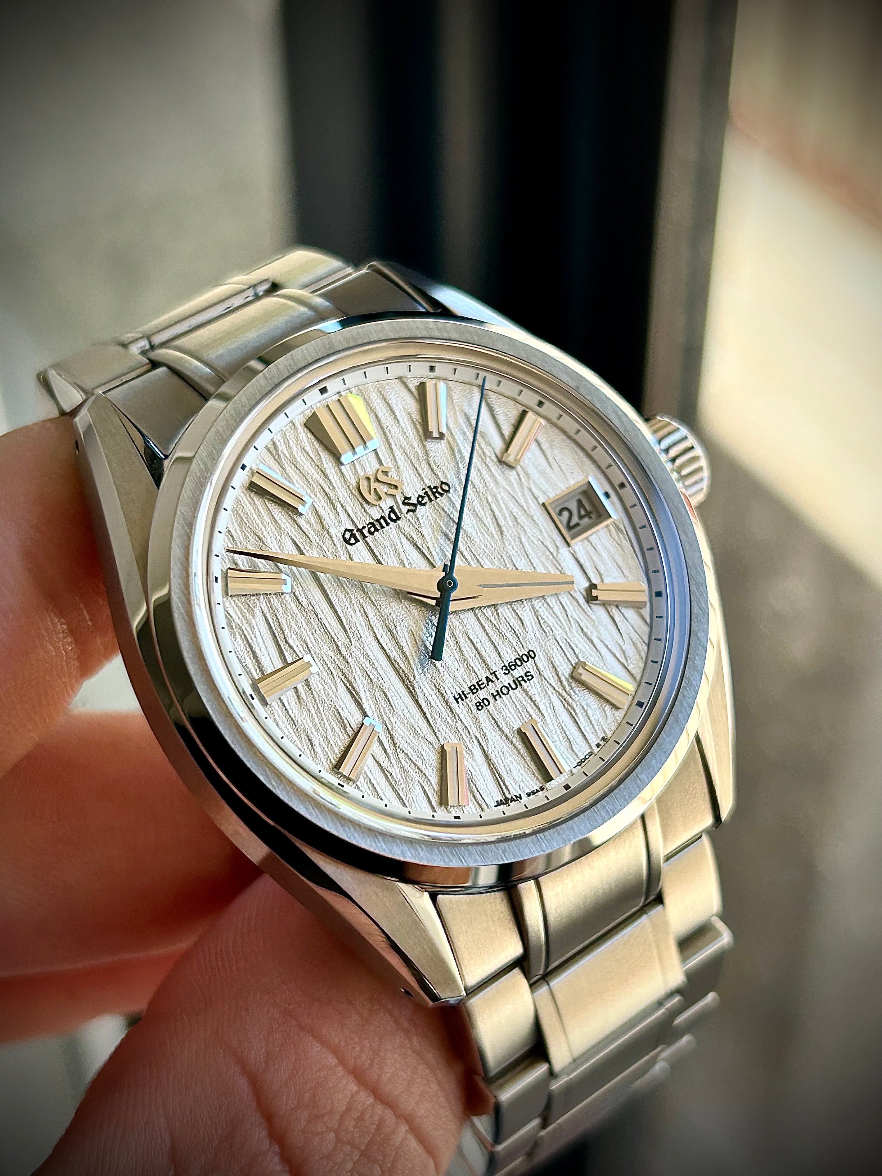 2022 GRAND SEIKO EVOLUTION 9, WHITE BIRCH, SLGH005, FULL SET, INC GST