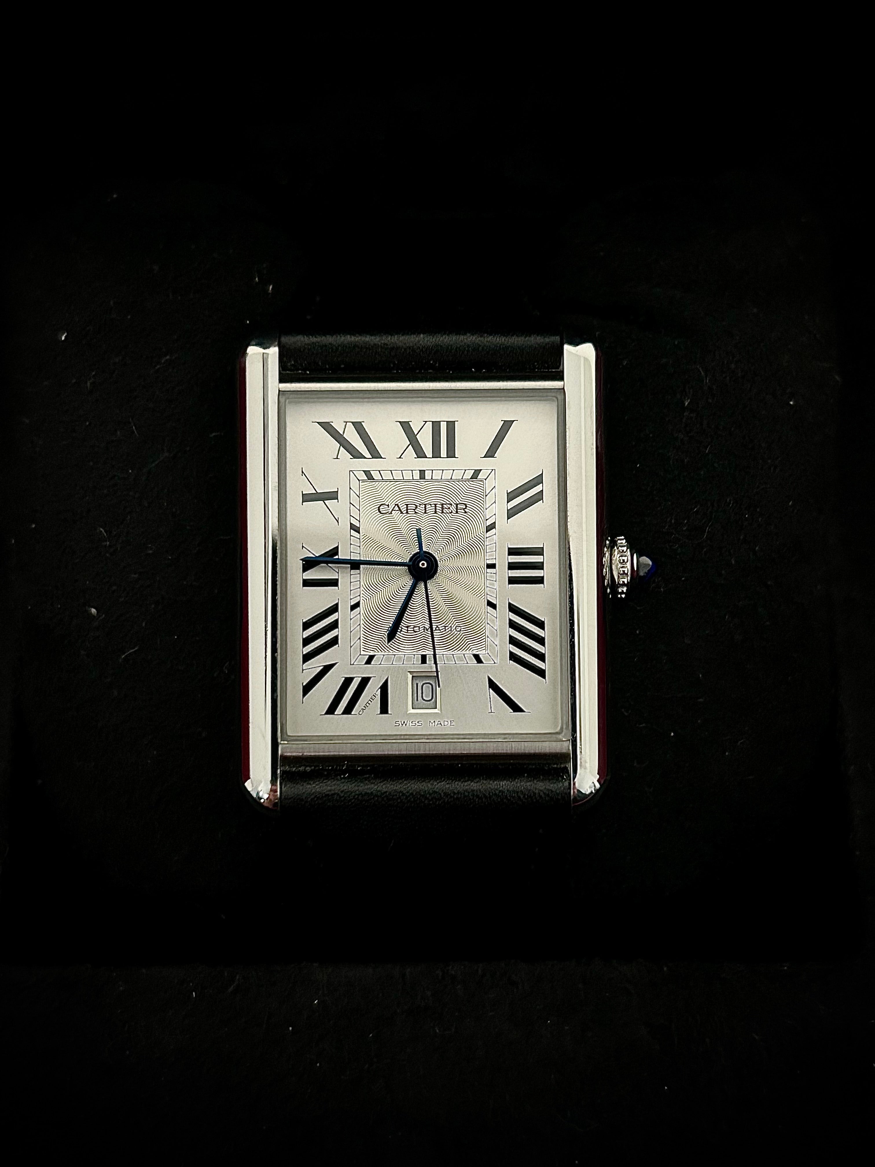 2022 CARTIER TANK XL AUTOMATIC, FULL SET, INC GST