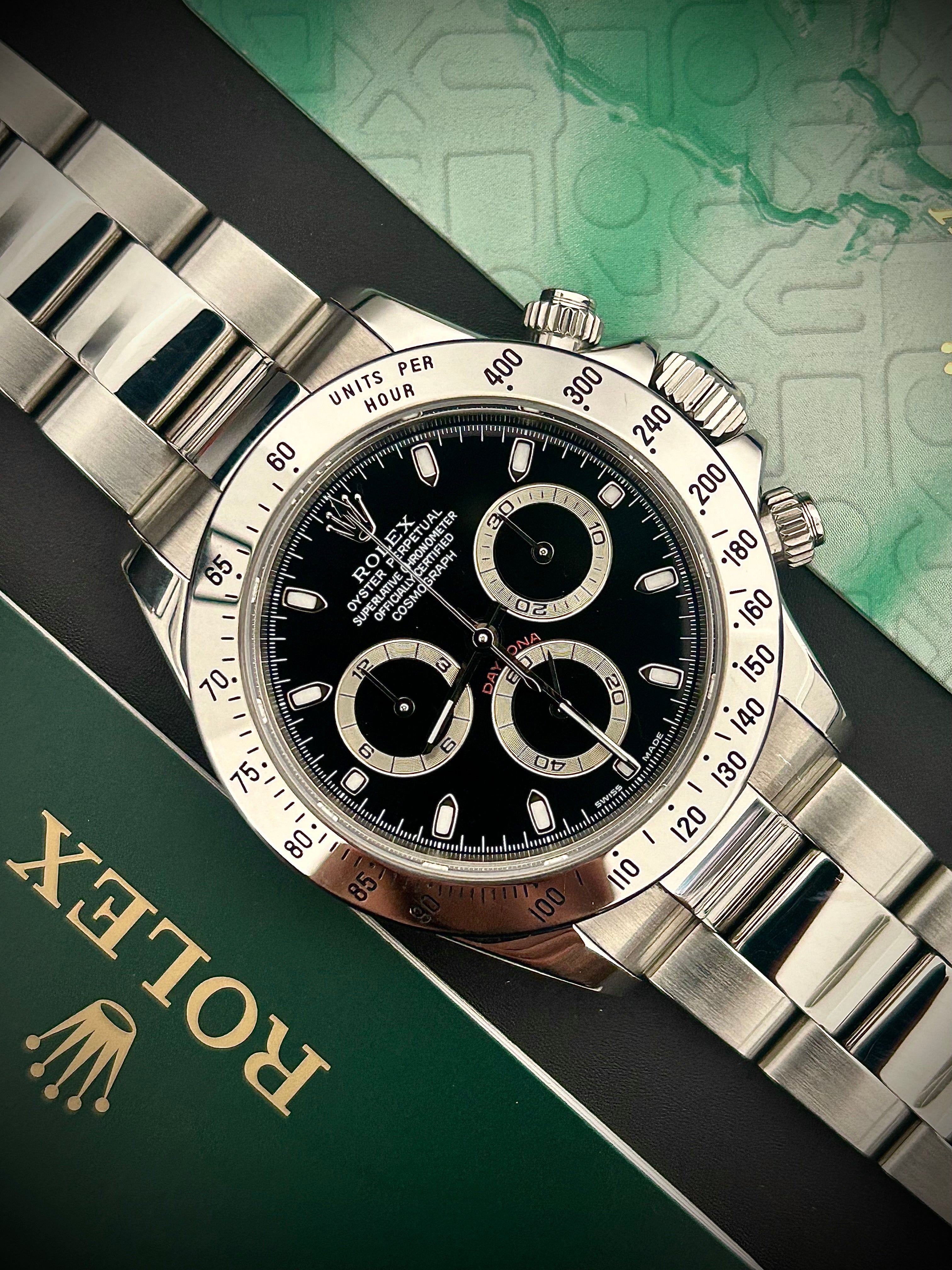 2004 ROLEX DAYTONA 116520, FULL SET, INC GST