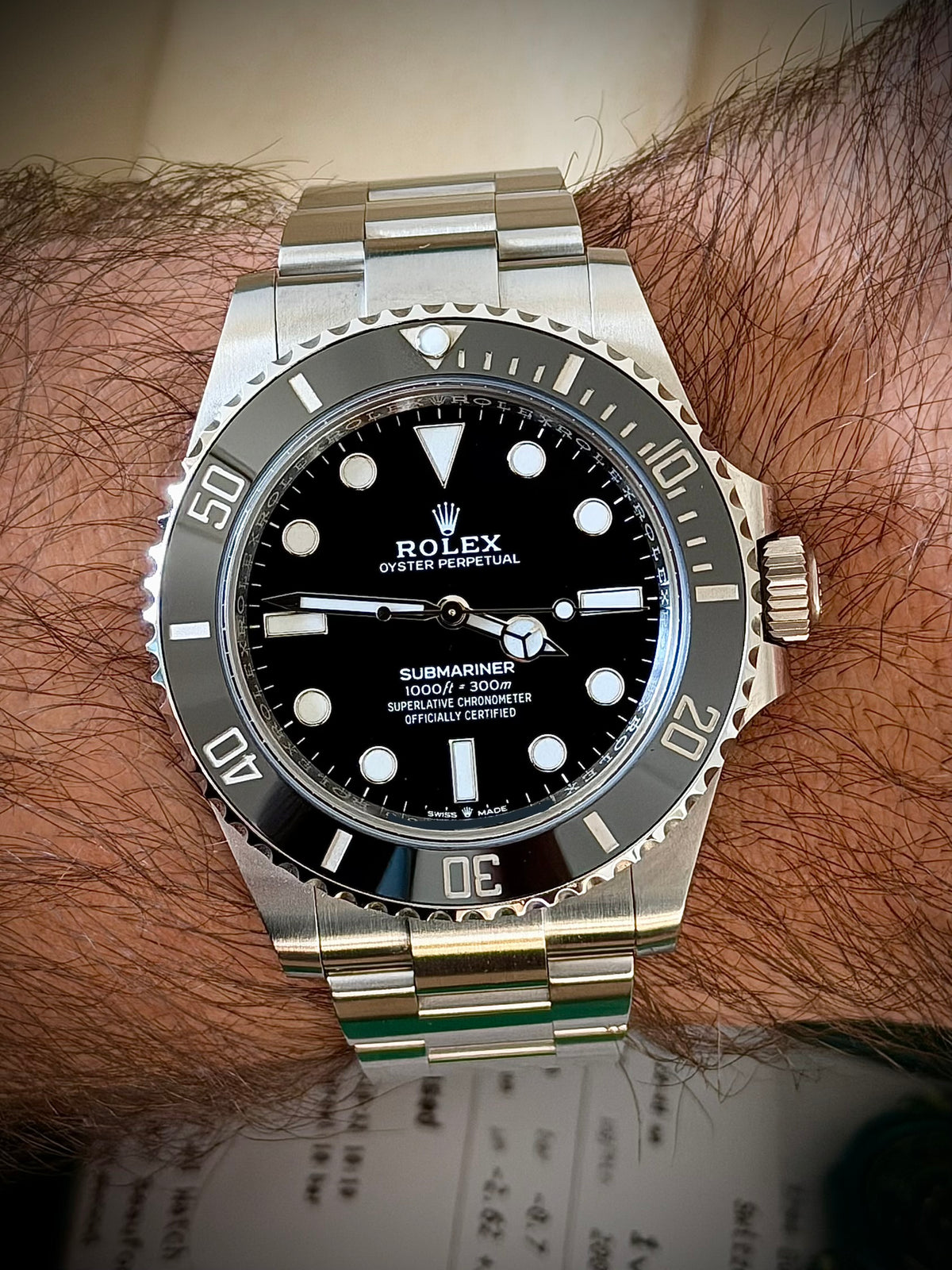 2022 ROLEX SUBMARINER, 124060, NO DATE, FULL SET, NEAR MINT CONDITION, INC GST