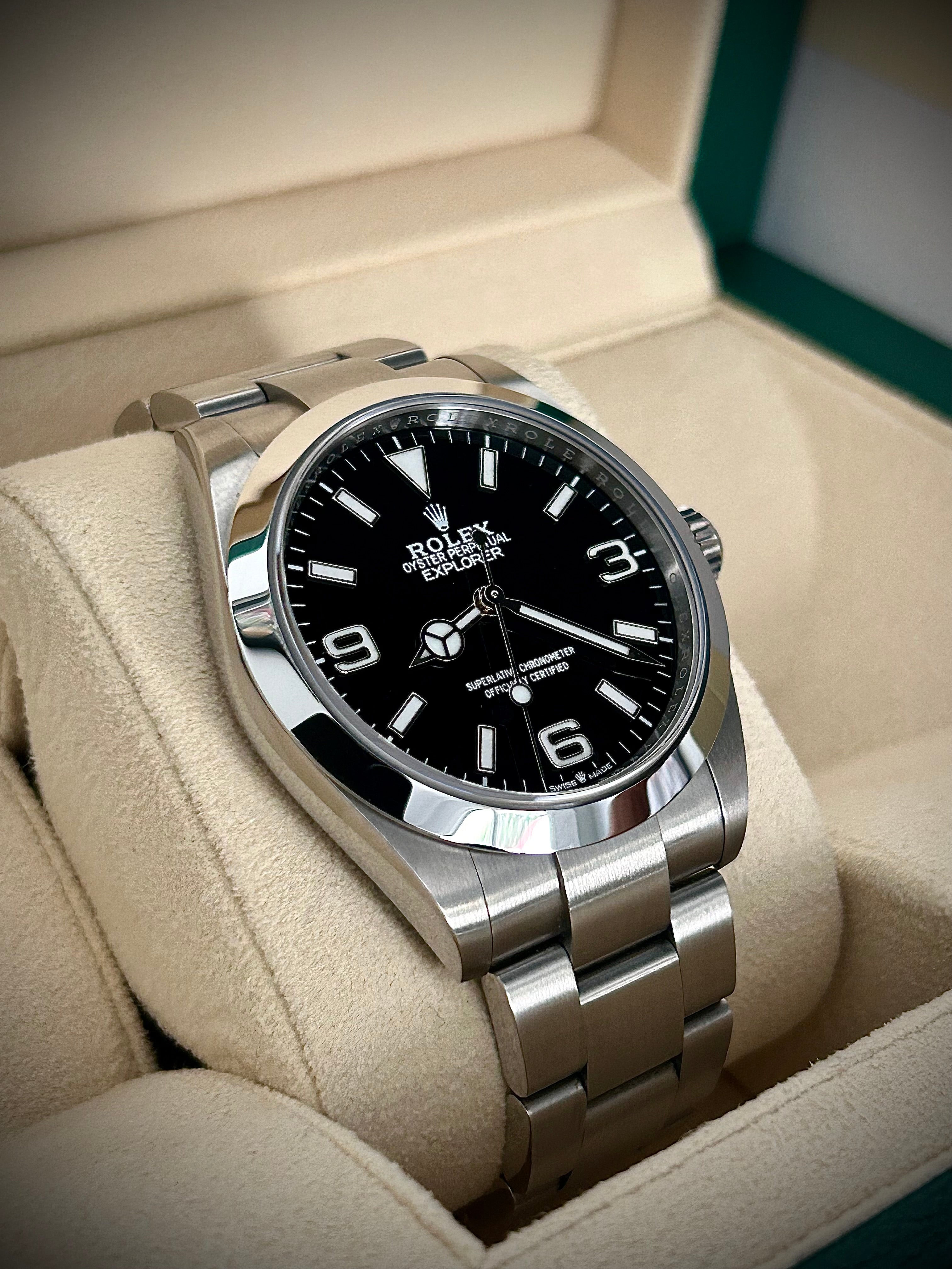 2024 ROLEX EXPLORER 40, 224270, FULL SET, INC GST