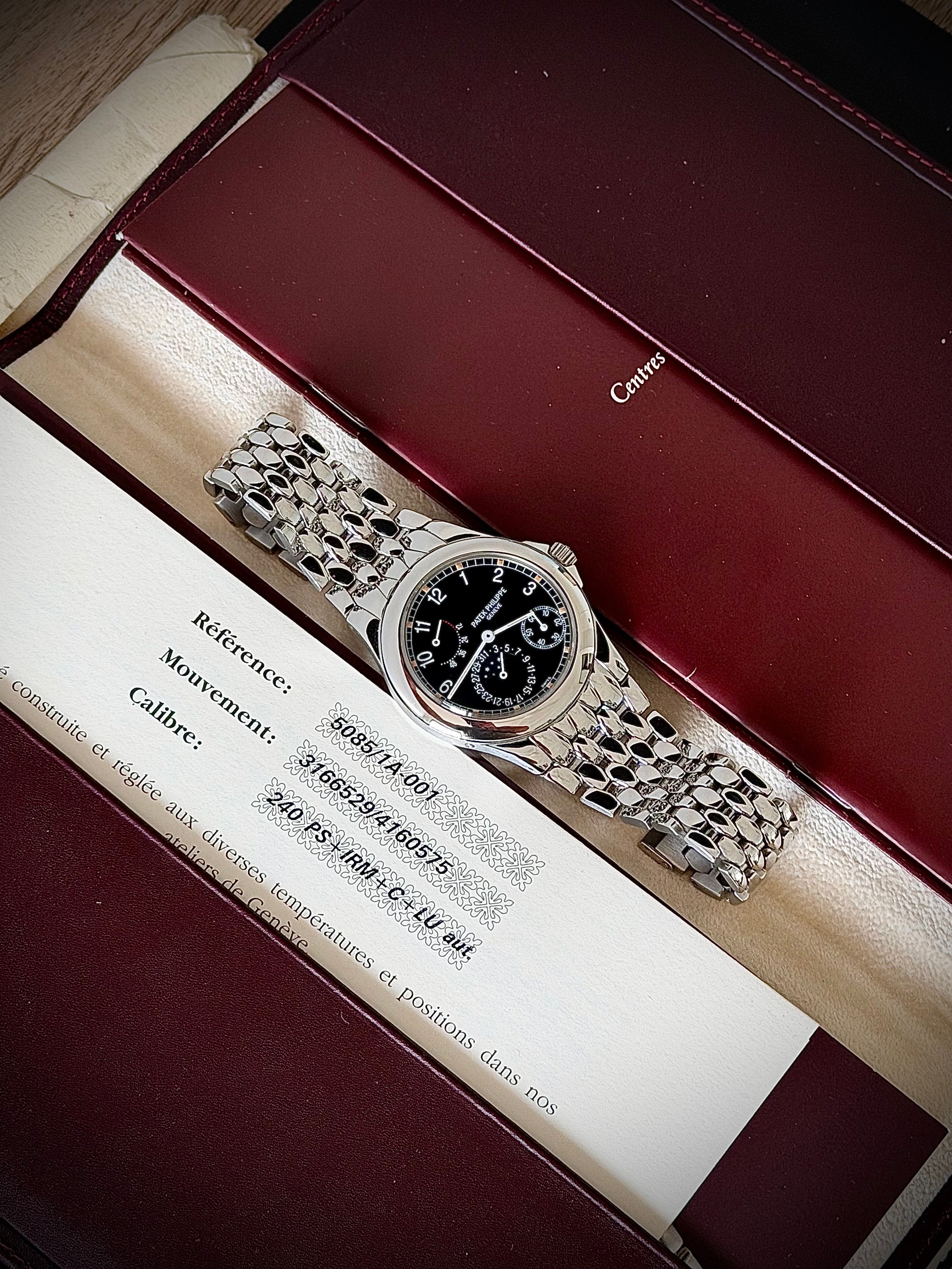 2002 PATEK PHILIPPE NEPTUNE, 5085/1A, WATCH & PAPERS ONLY, INC GST