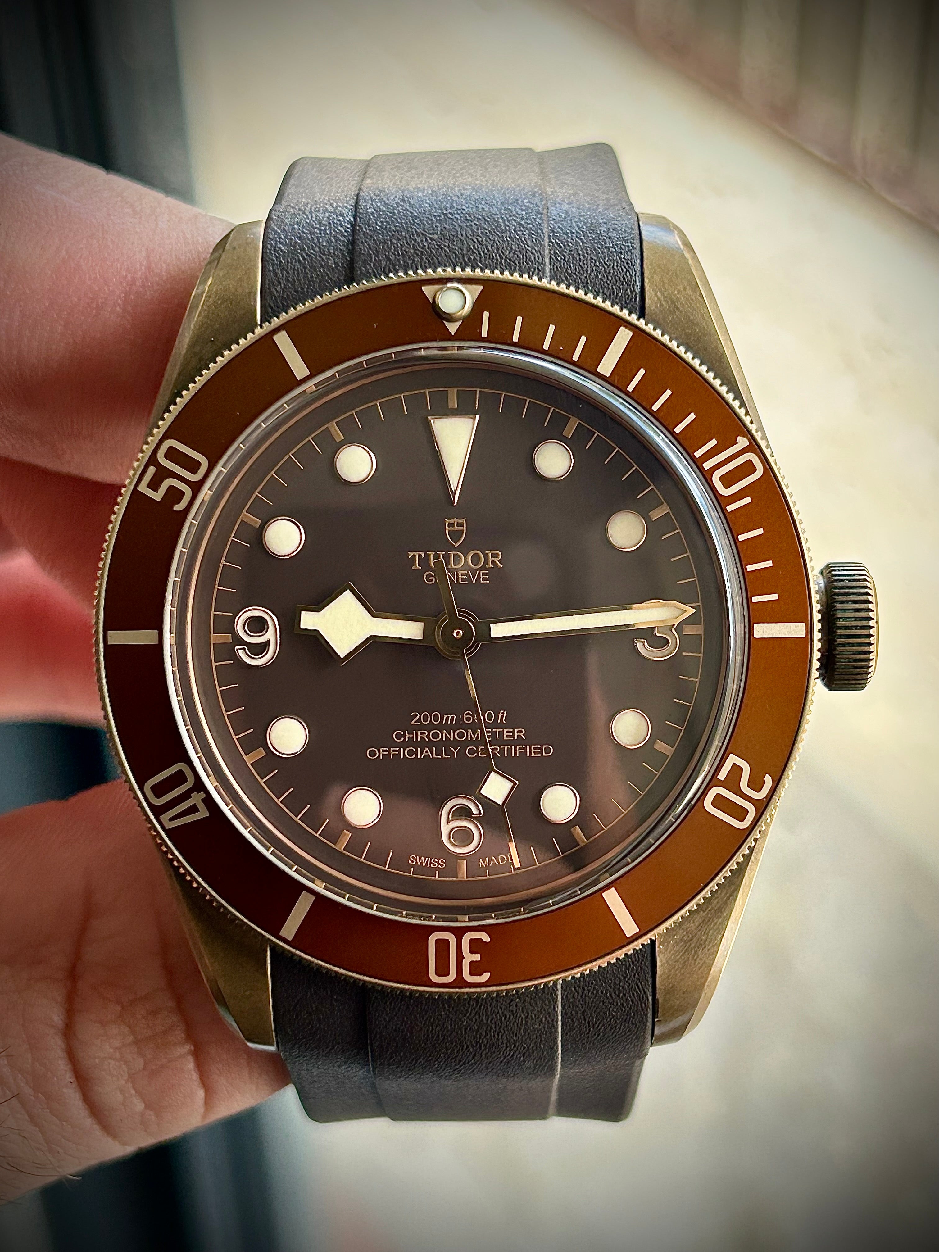 2017 TUDOR BLACK BAY BRONZE, 79250BM, FULL SET, INC GST