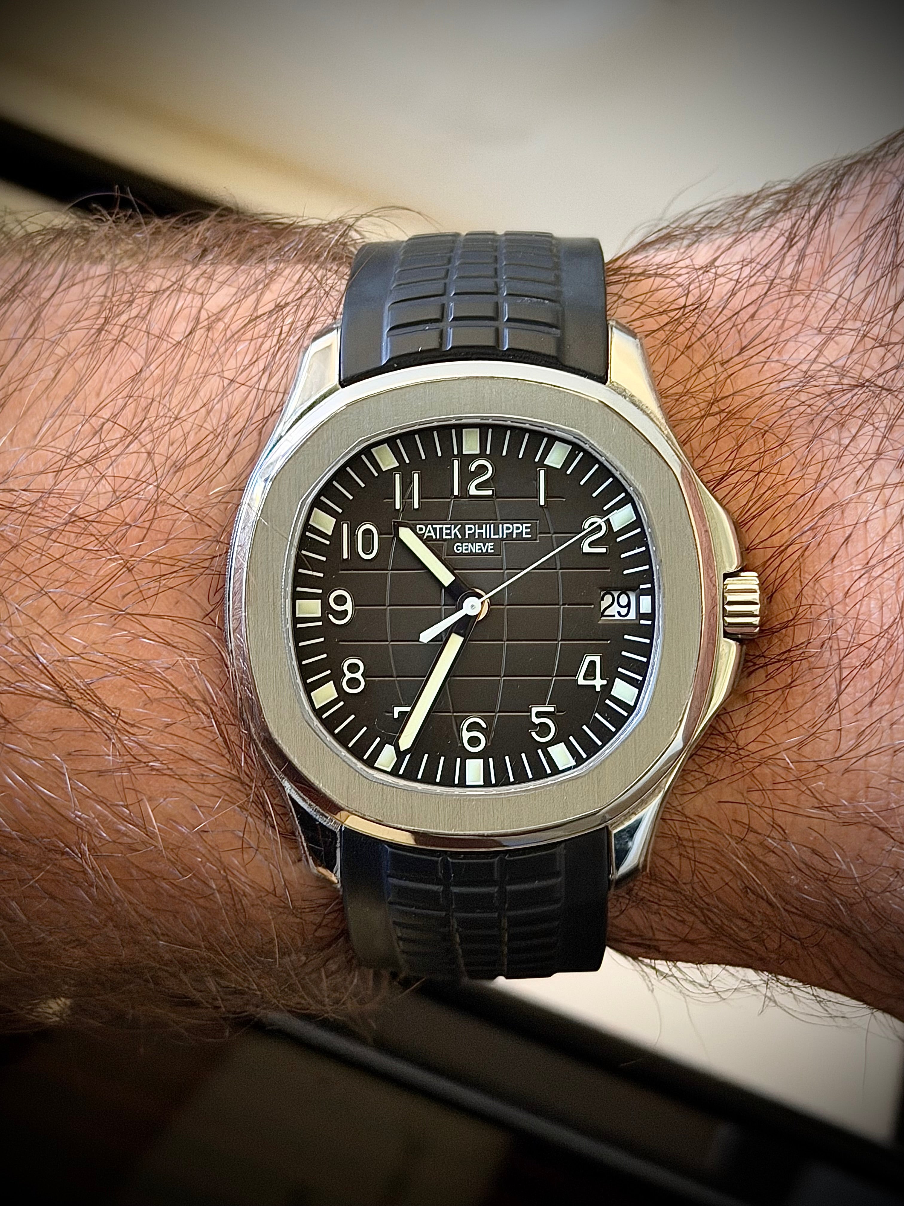2008 PATEK PHILIPPE AQUANAUT, 5165A, FULL SET, INC GST