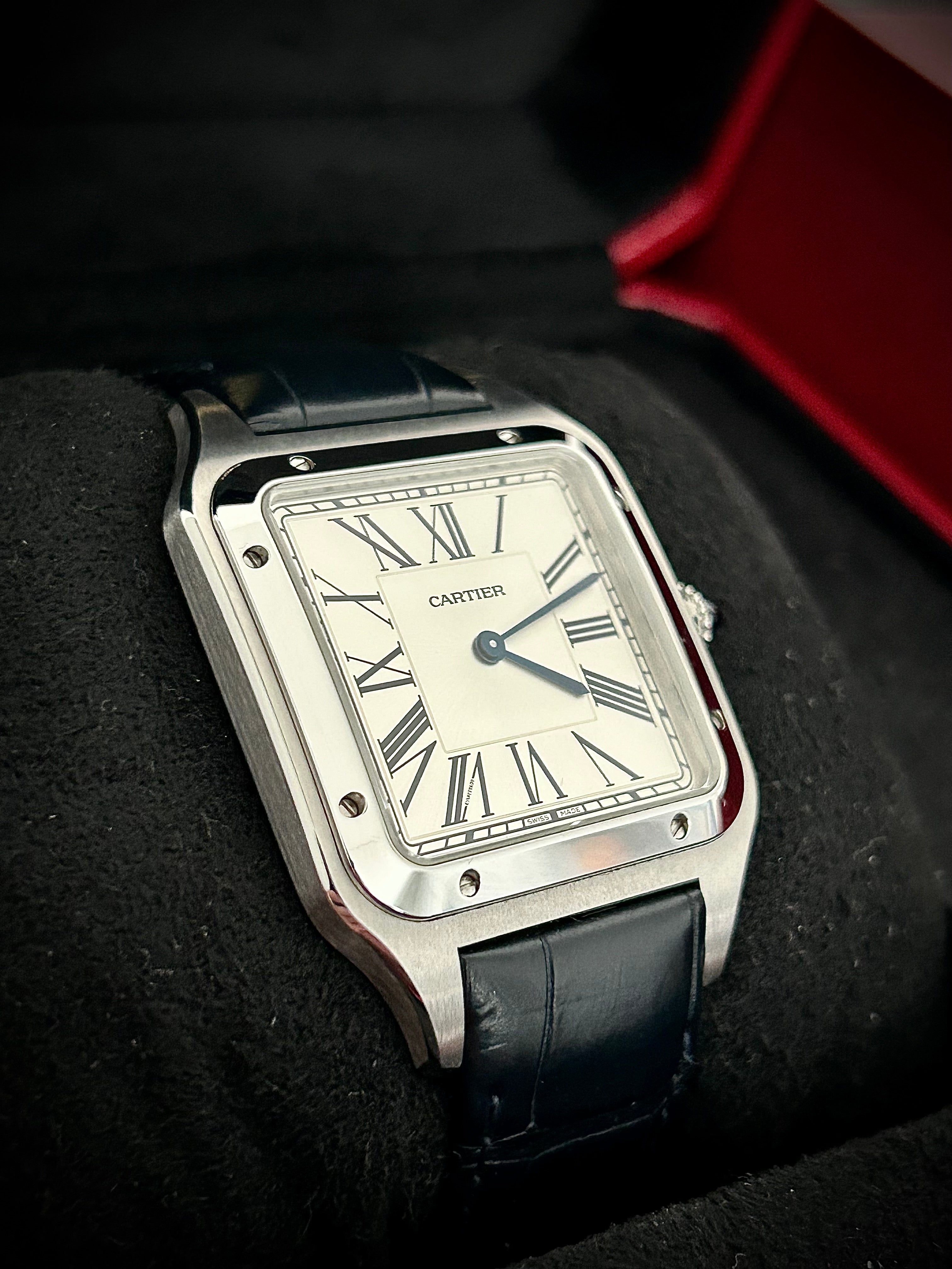 2021 CARTIER SANTOS DUMONT XL, WSSA0032, FULL SET, INC GST