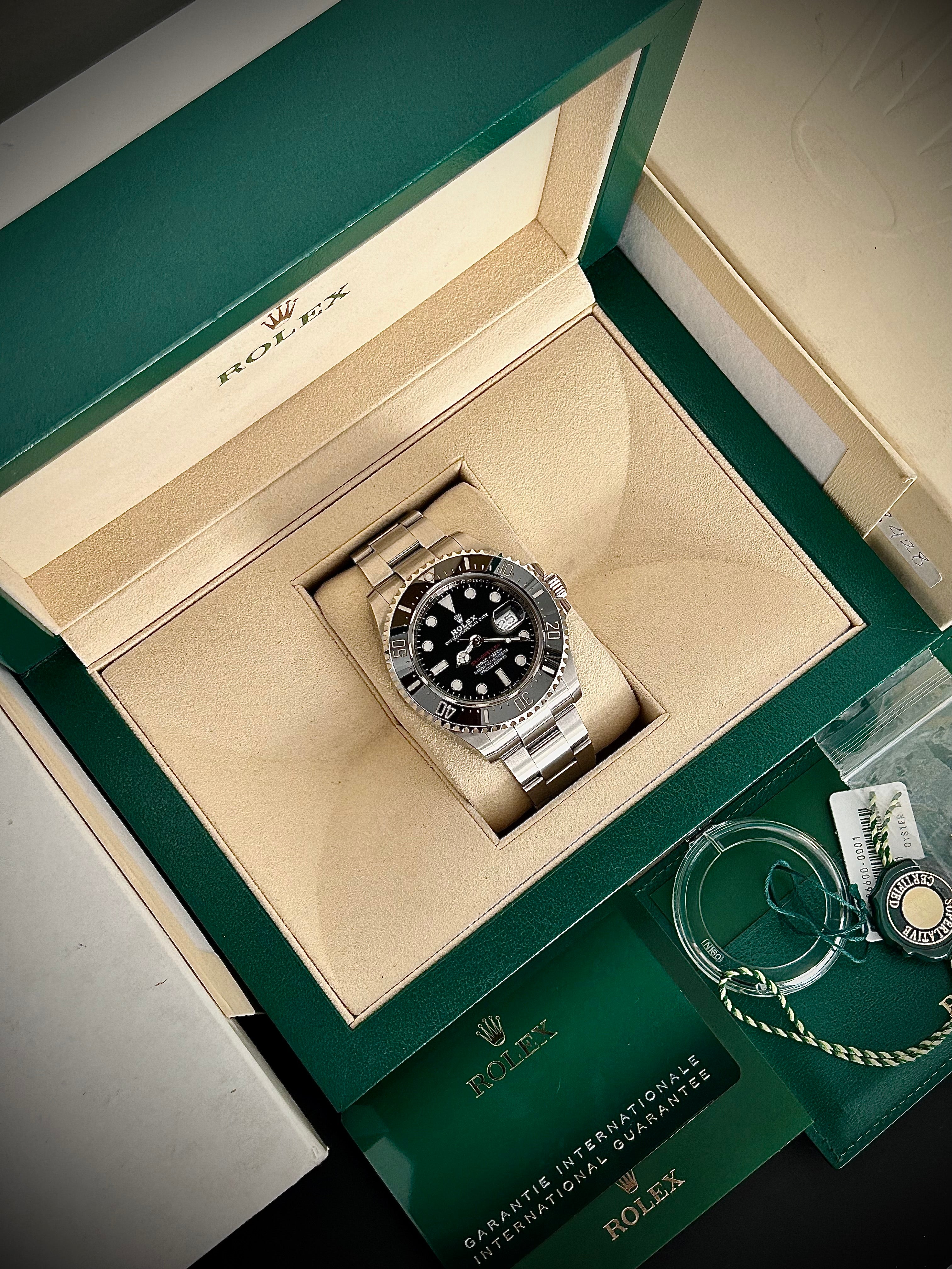 2020 ROLEX SEA DWELLER, 126600, BOX AND PAPERS, INC GST