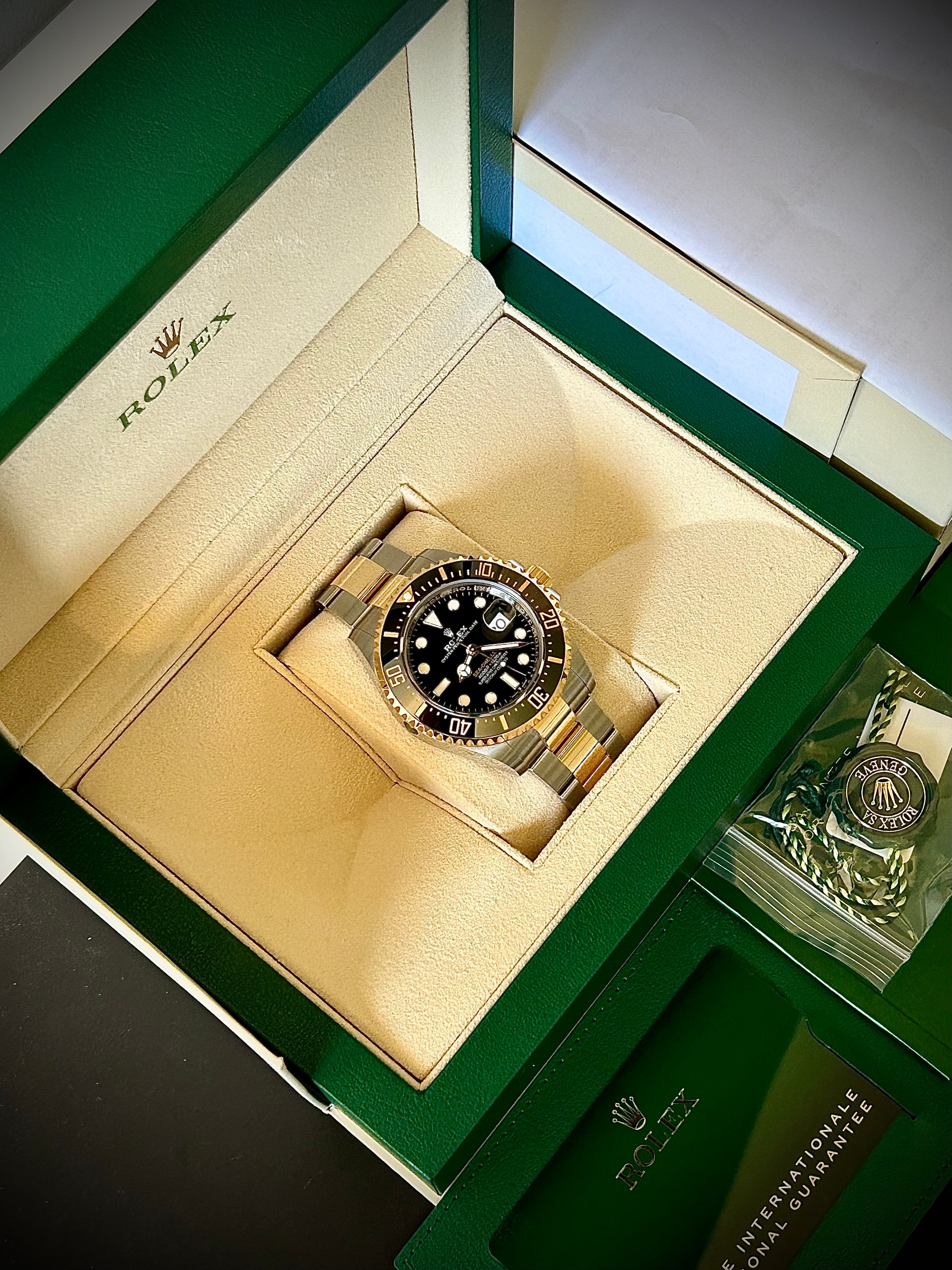 2024 ROLEX SEA DWELLER, TWO TONE, 126603, FULL SET, INC GST