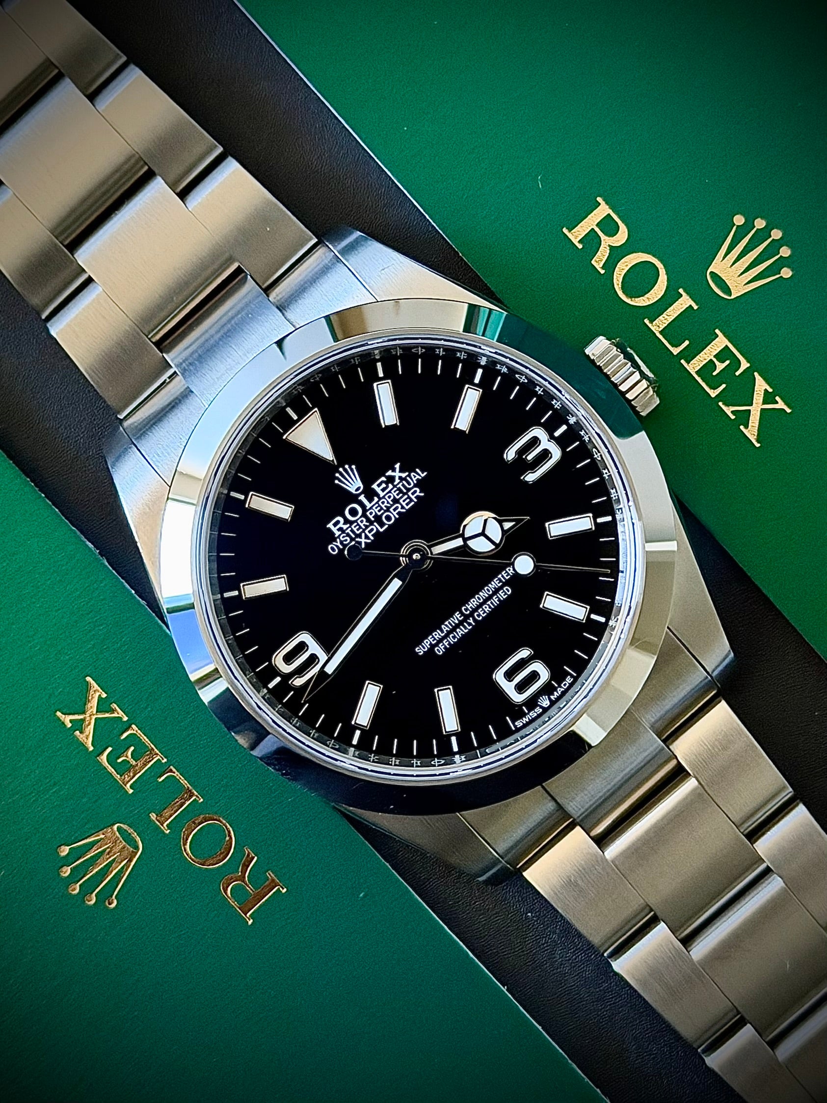 2025 ROLEX EXPLORER 40, 224270, FULL SET, INC GST