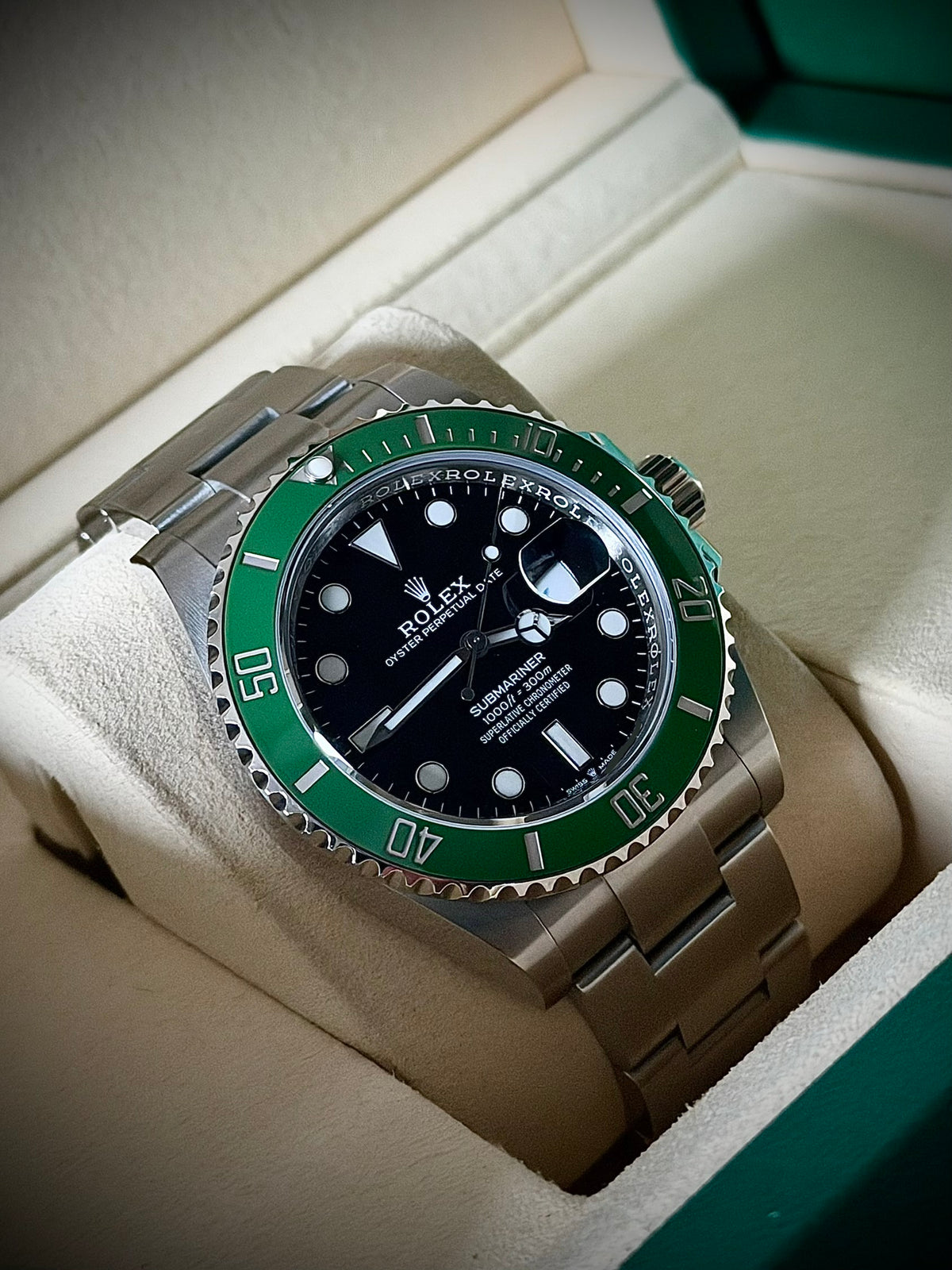 2026 ROLEX SUBMARINER DATE “STARBUCKS”, 126610LV, FULL SET, NEAR MINT, INC GST