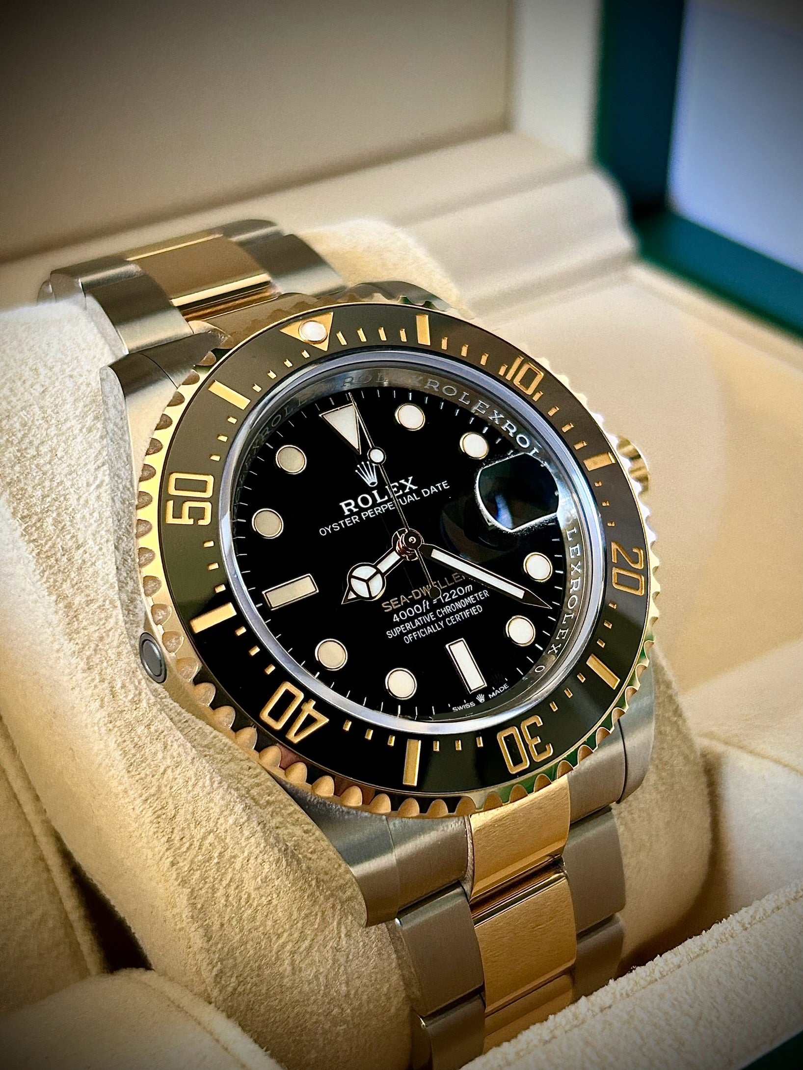 2024 ROLEX SEA DWELLER, TWO TONE, 126603, FULL SET, INC GST