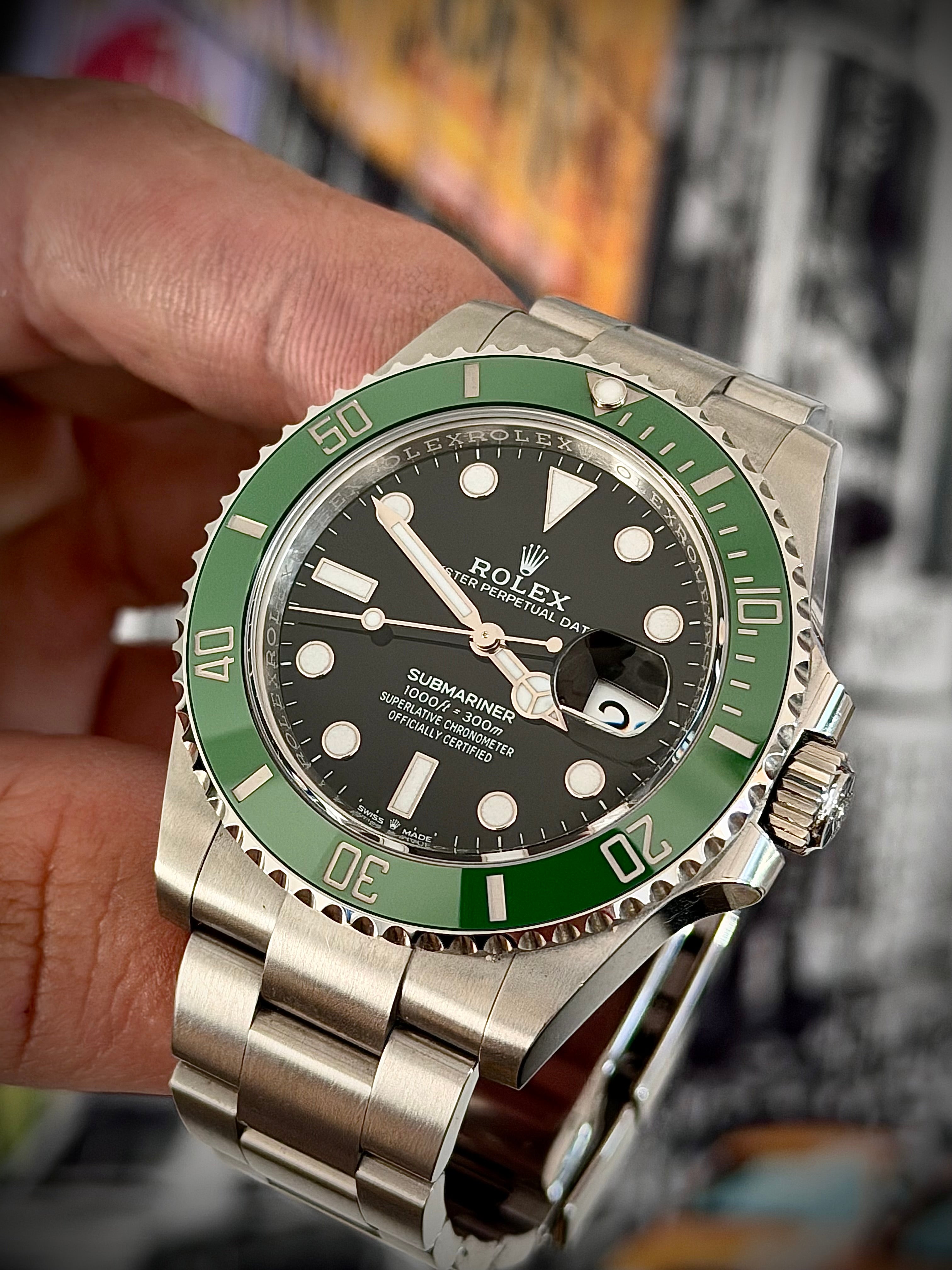 2025 ROLEX SUBMARINER DATE, 126610LV, STARBUCKS, FULL SET, INC GST