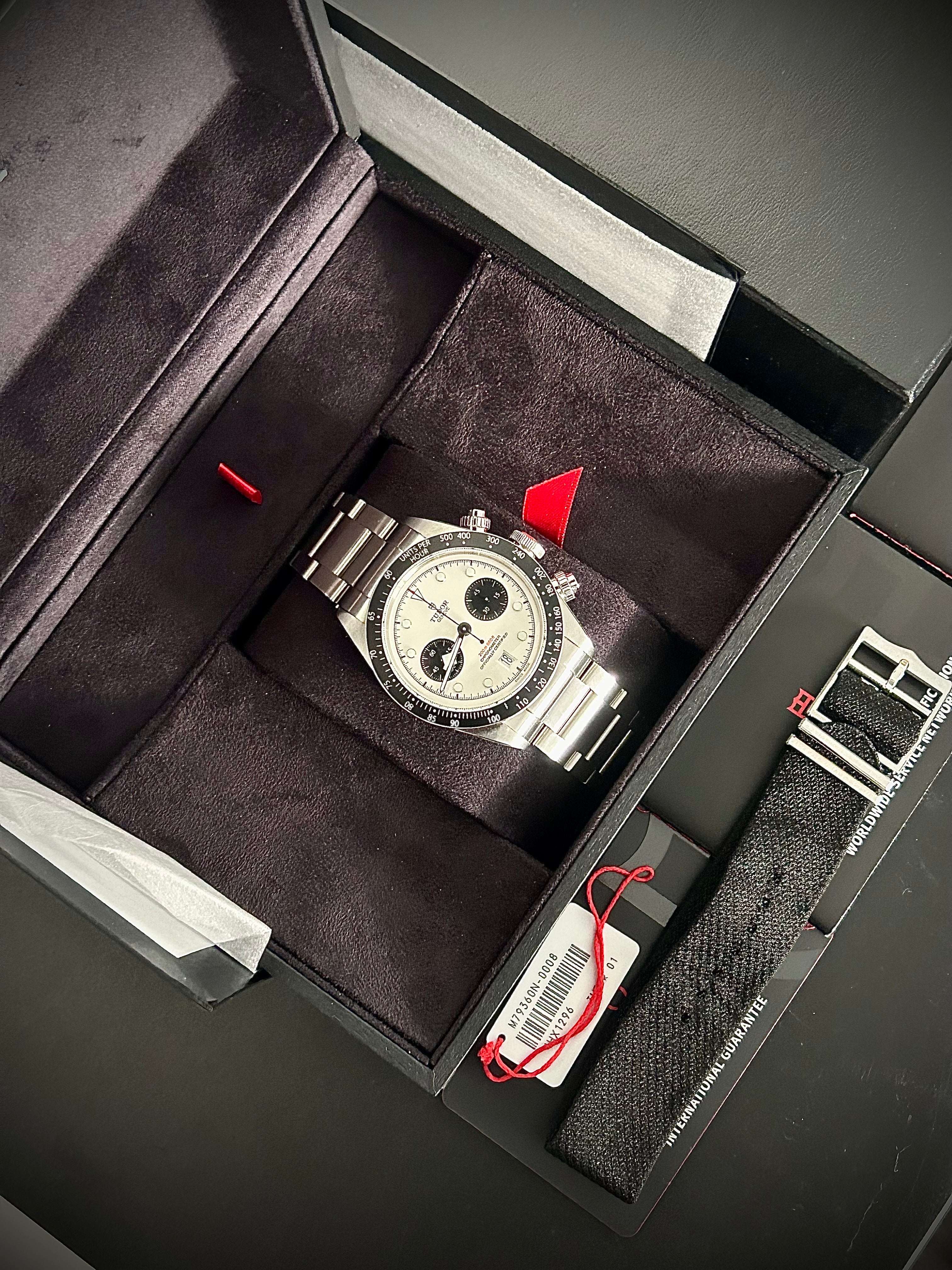 2023 TUDOR BLACK CHRONO “PANDA”, FULL SET, INC GST