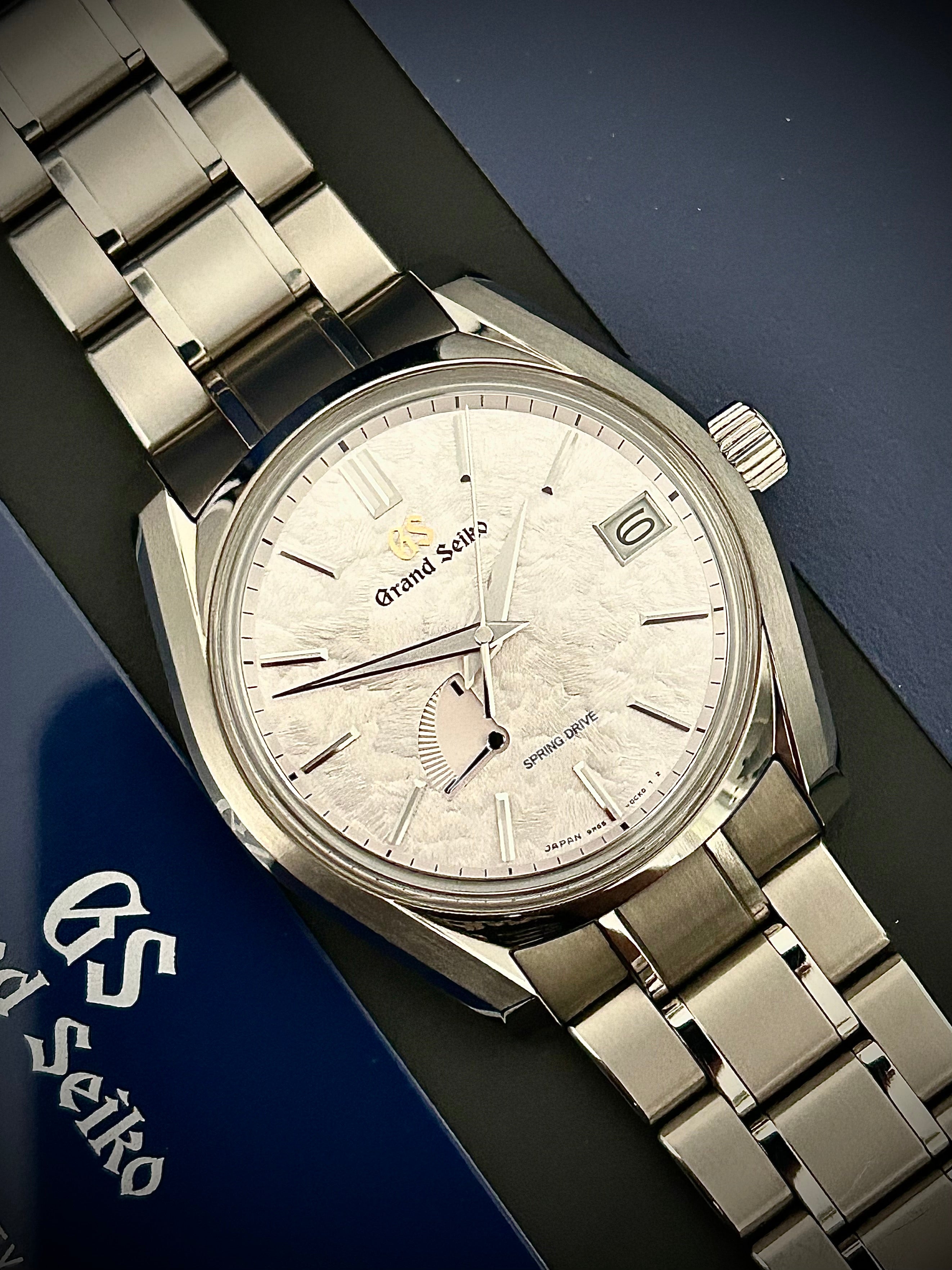 2022 GRAND SEIKO HERITAGE SPRING DRIVE, SHUNBUN, SBGA413, FULL SET, INC GST