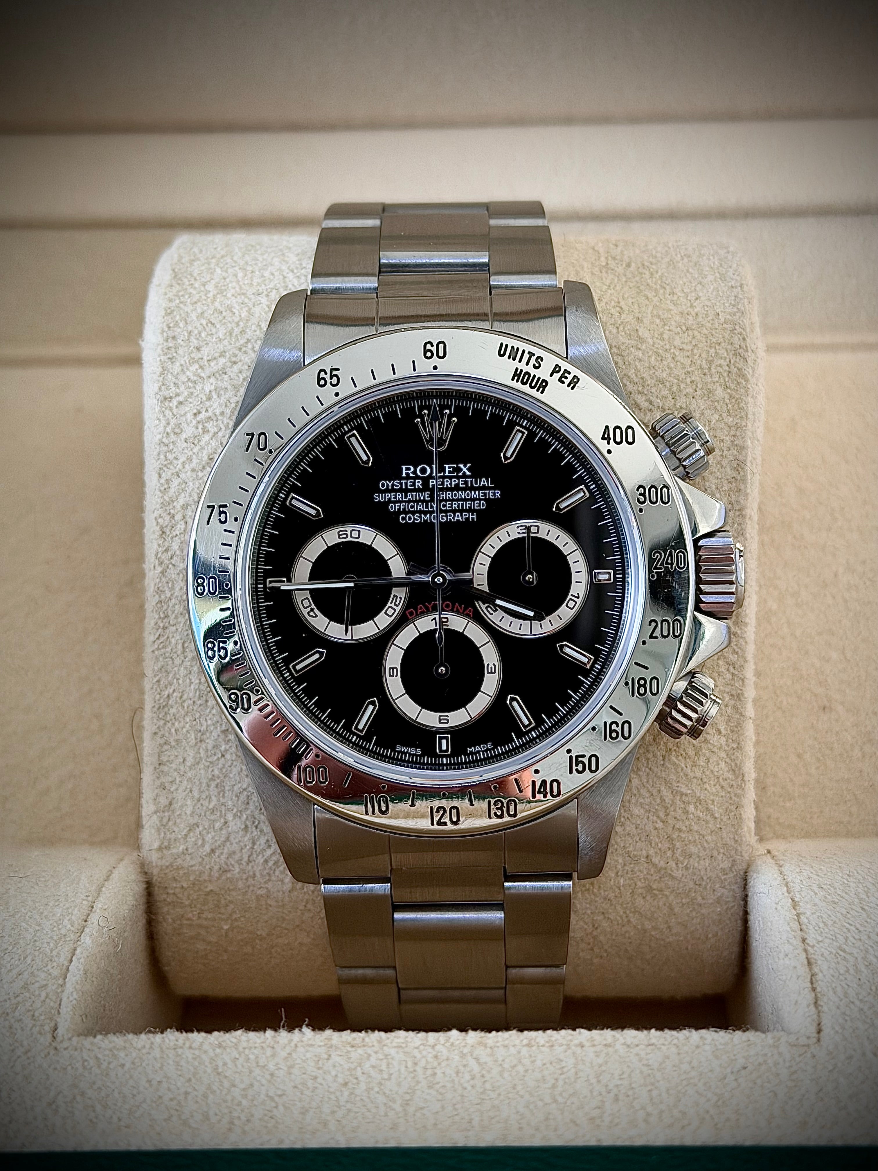 1991 ROLEX ZENITH DAYTONA, 16520, WATCH ONLY, INC GST