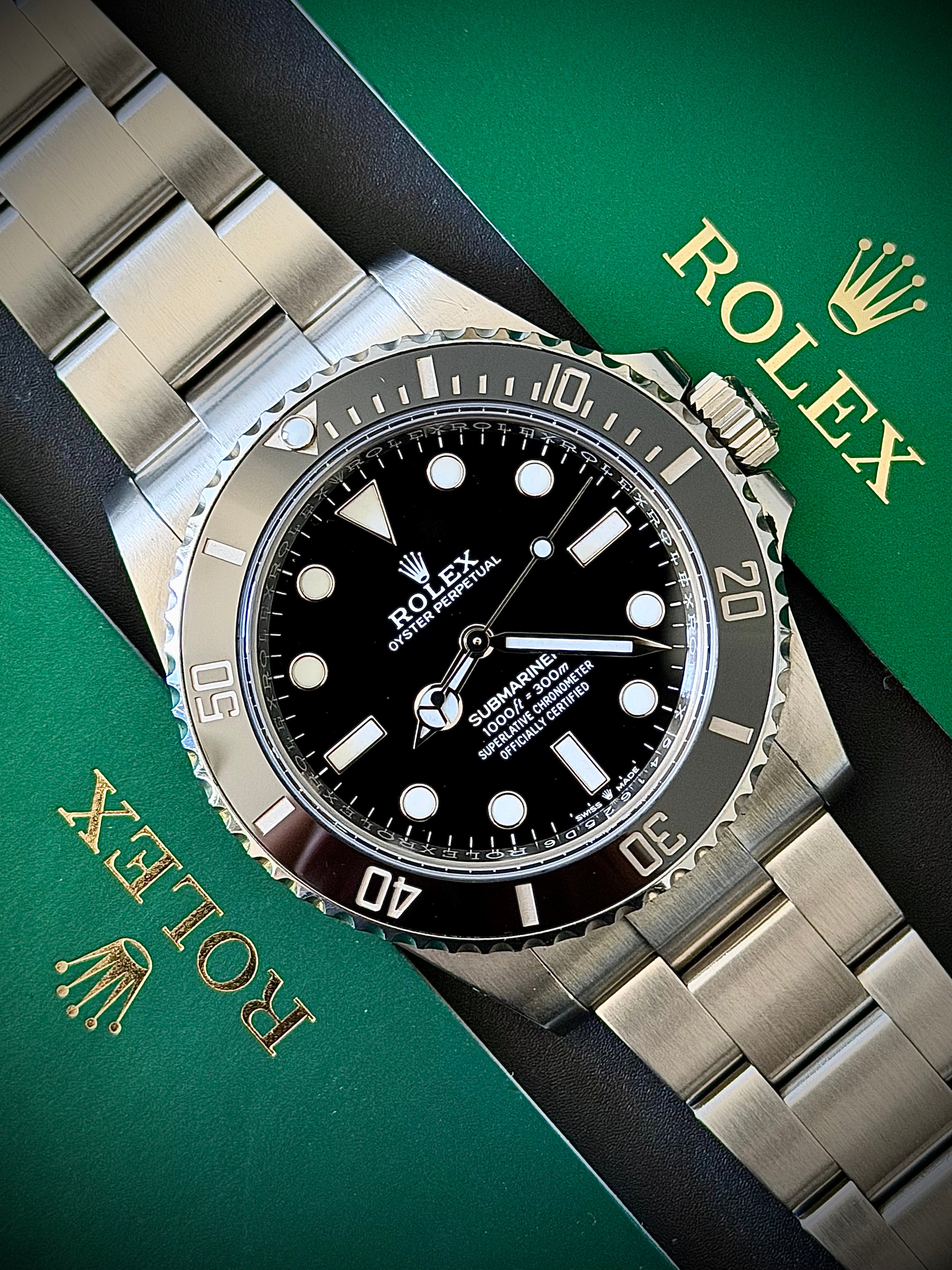 2022 ROLEX SUBMARINER, 124060, FULL SET, INC GST